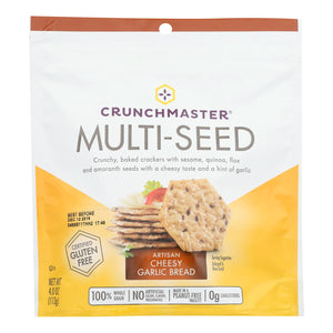 Crunchmaster - Mltsd Cracker Chsy Garlc Brd - Case Of 12 - 4 Oz