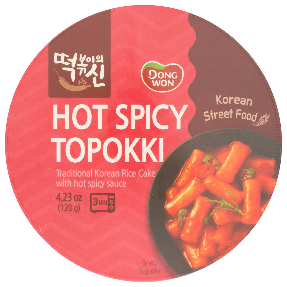 Dong Won Cup Topokki Spicy - Pack of 8 - 4.23 oz