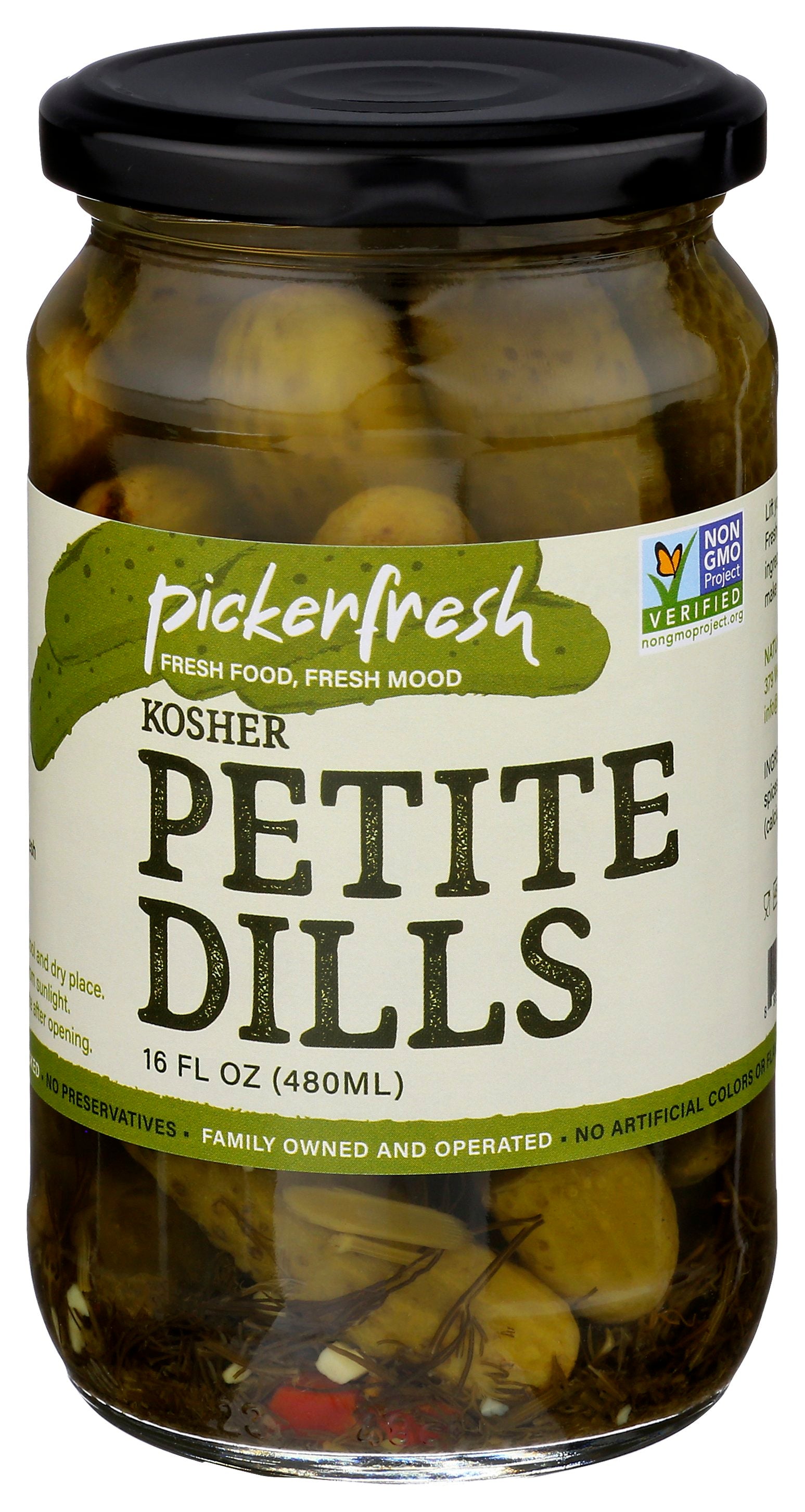 PICKERFRESH PICKLE DILL PETITE - Case of 6