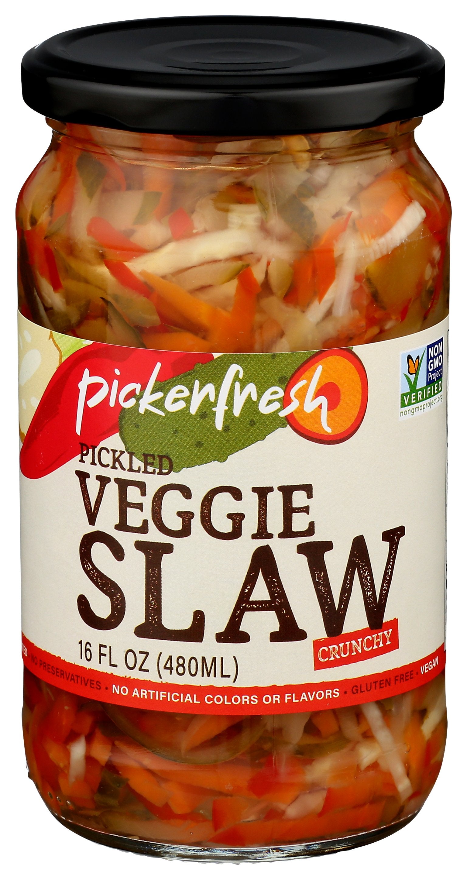 PICKERFRESH SLAW PICKLED VEGGIE - Case of 6