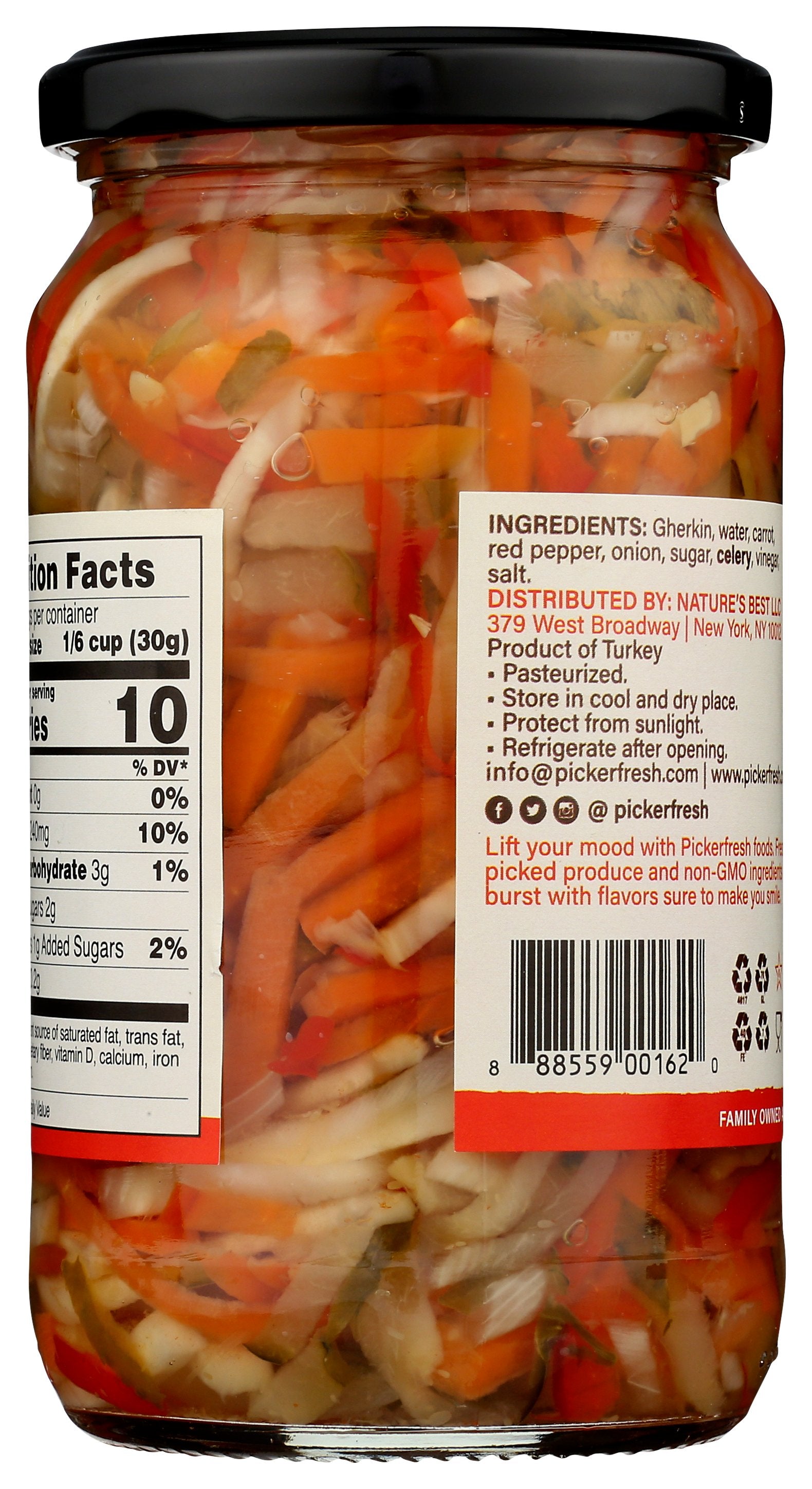 PICKERFRESH SLAW PICKLED VEGGIE - Case of 6