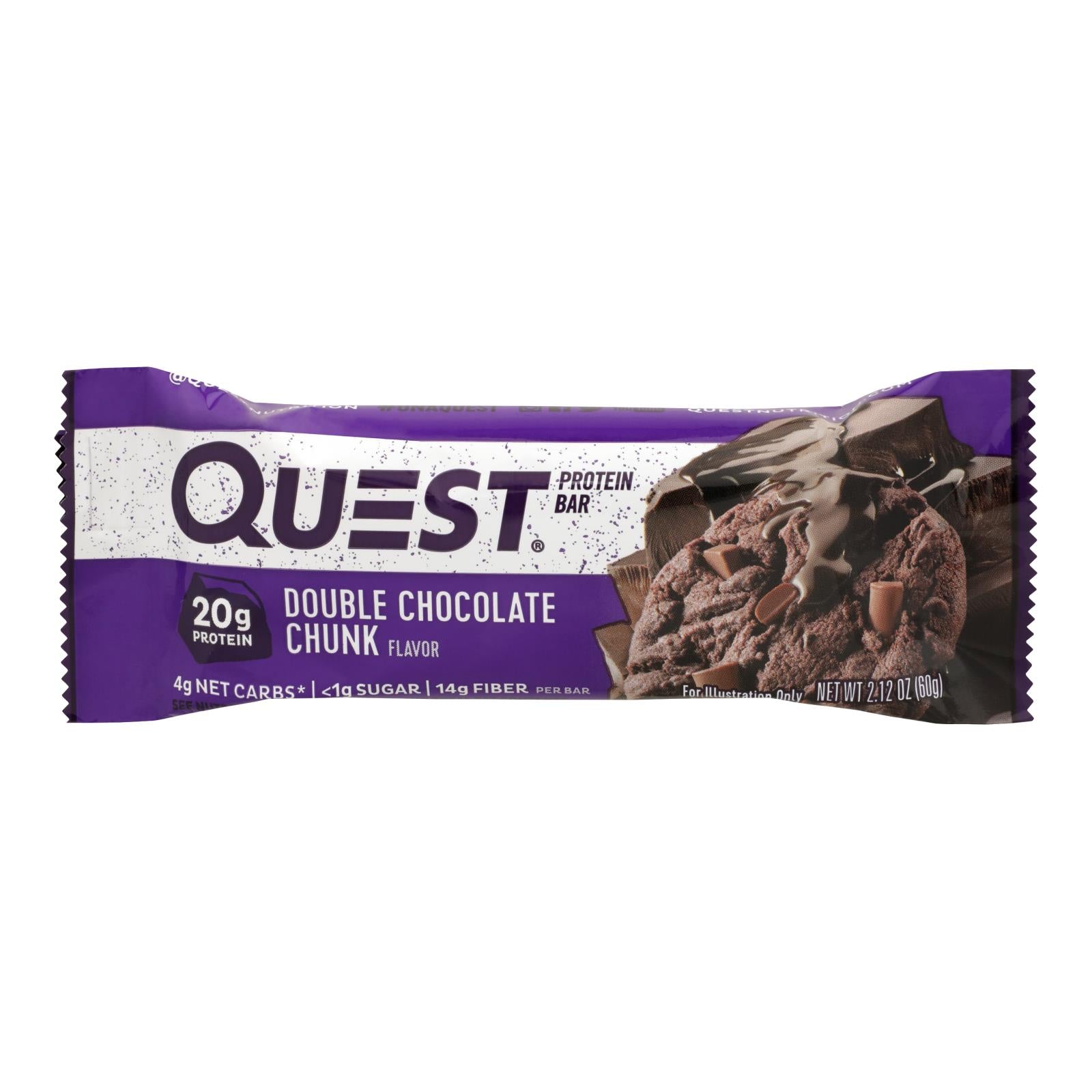 Quest Bar - Double Chocolate Chunk - 2.12 oz - case of 12