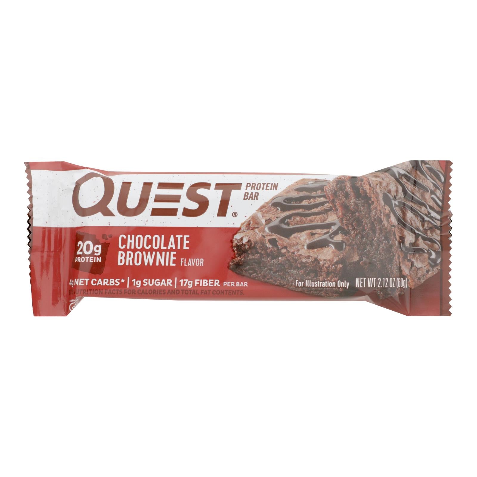 Quest Bar - Chocolate Brownie - 2.12 oz - case of 12