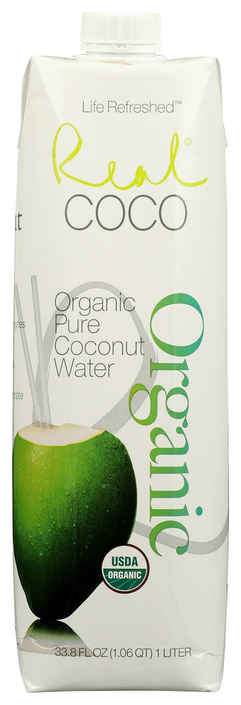 Real Coco Water Pure Organic - Case of 6 - 33.8 fl oz
