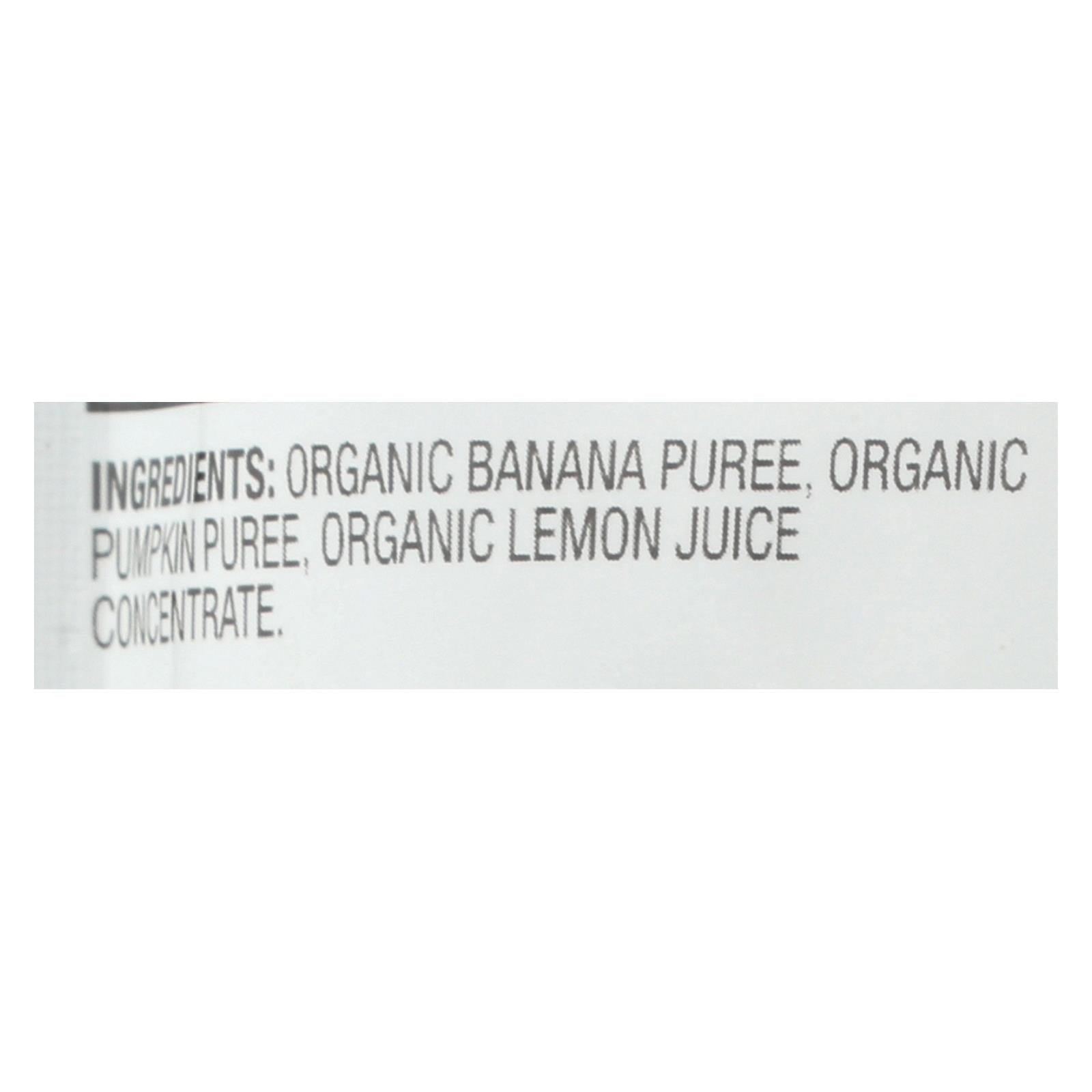 Plum Organics - Baby Fd Og2 Pumpkin & Ban - CS of 12-4 OZ