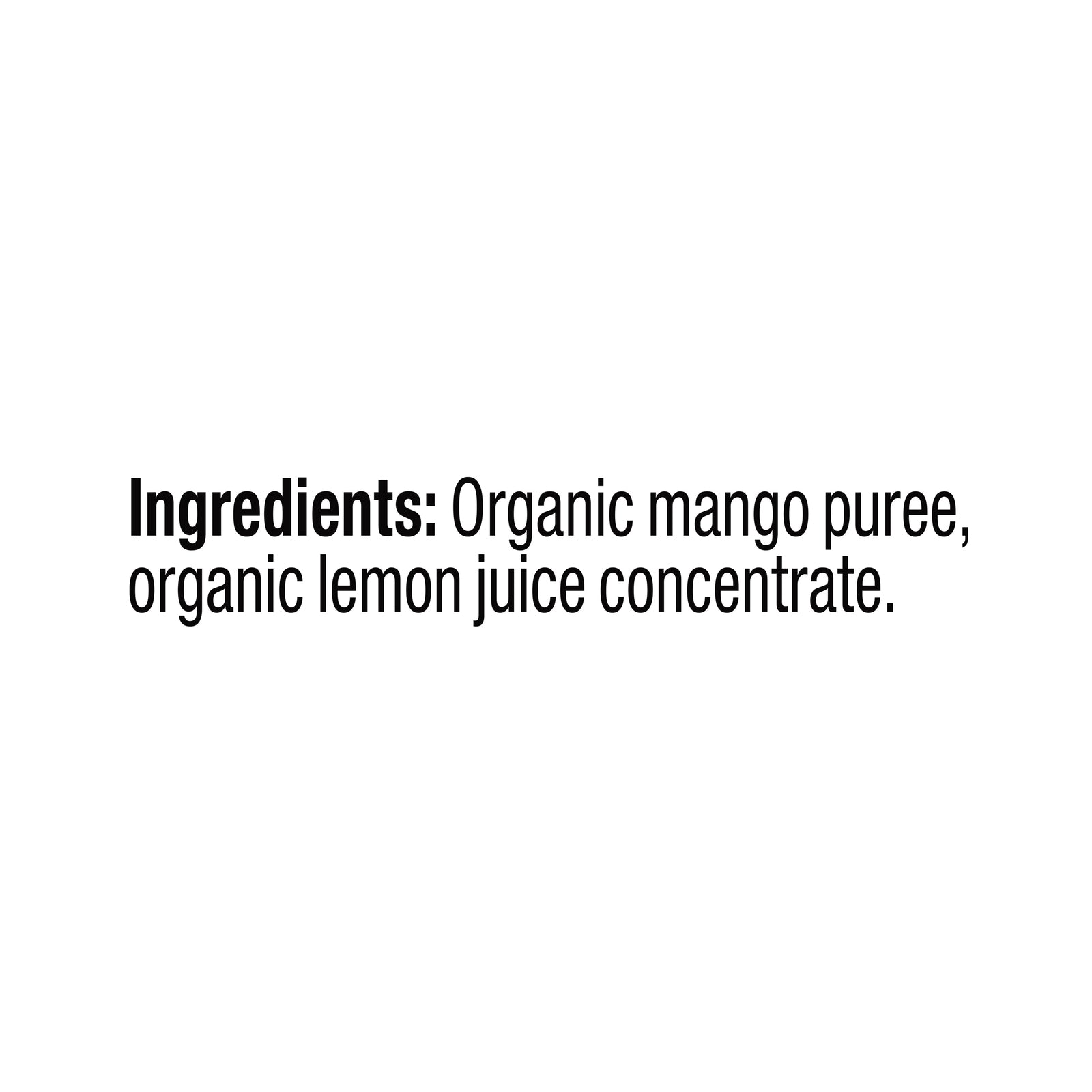 Plum Organics - Baby Fd Og2 Just Mangos - CS of 12-3.5 OZ