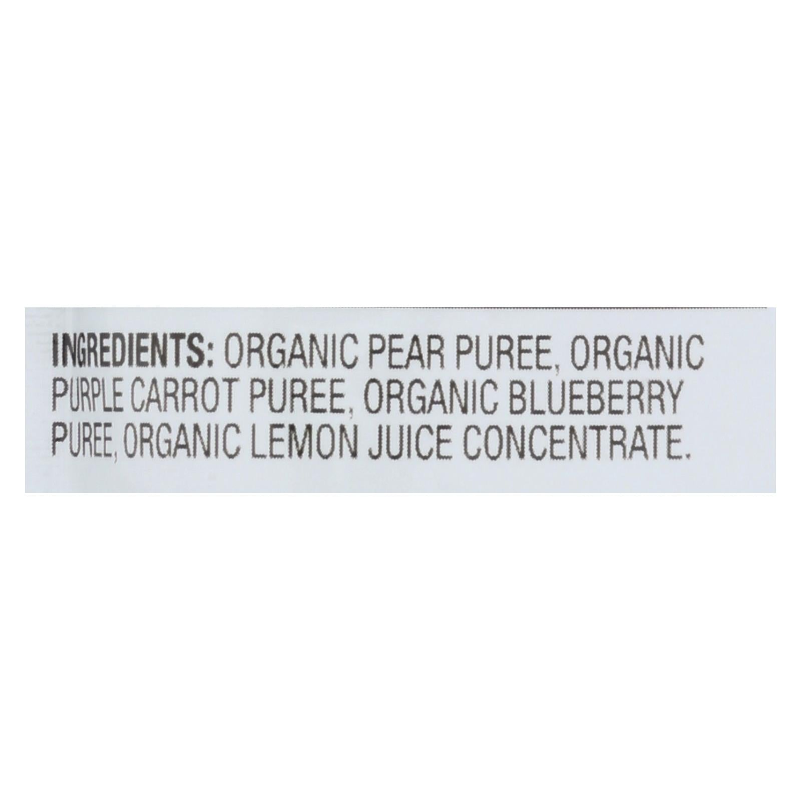 Plum Organics - Baby Fd Og2 Blbr Pr&crt - CS of 12-4 OZ