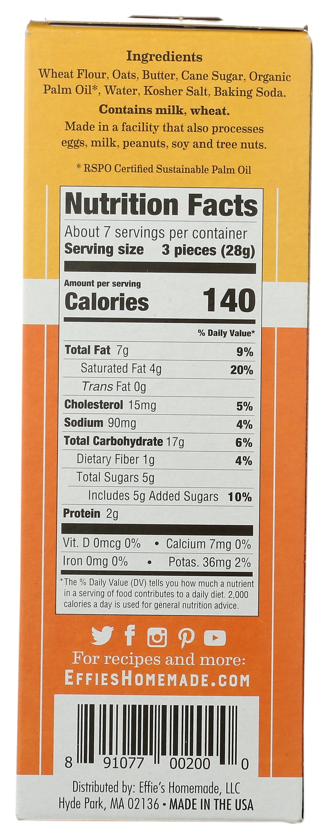 EFFIES HOMEMADE OATCAKES - Case of 12