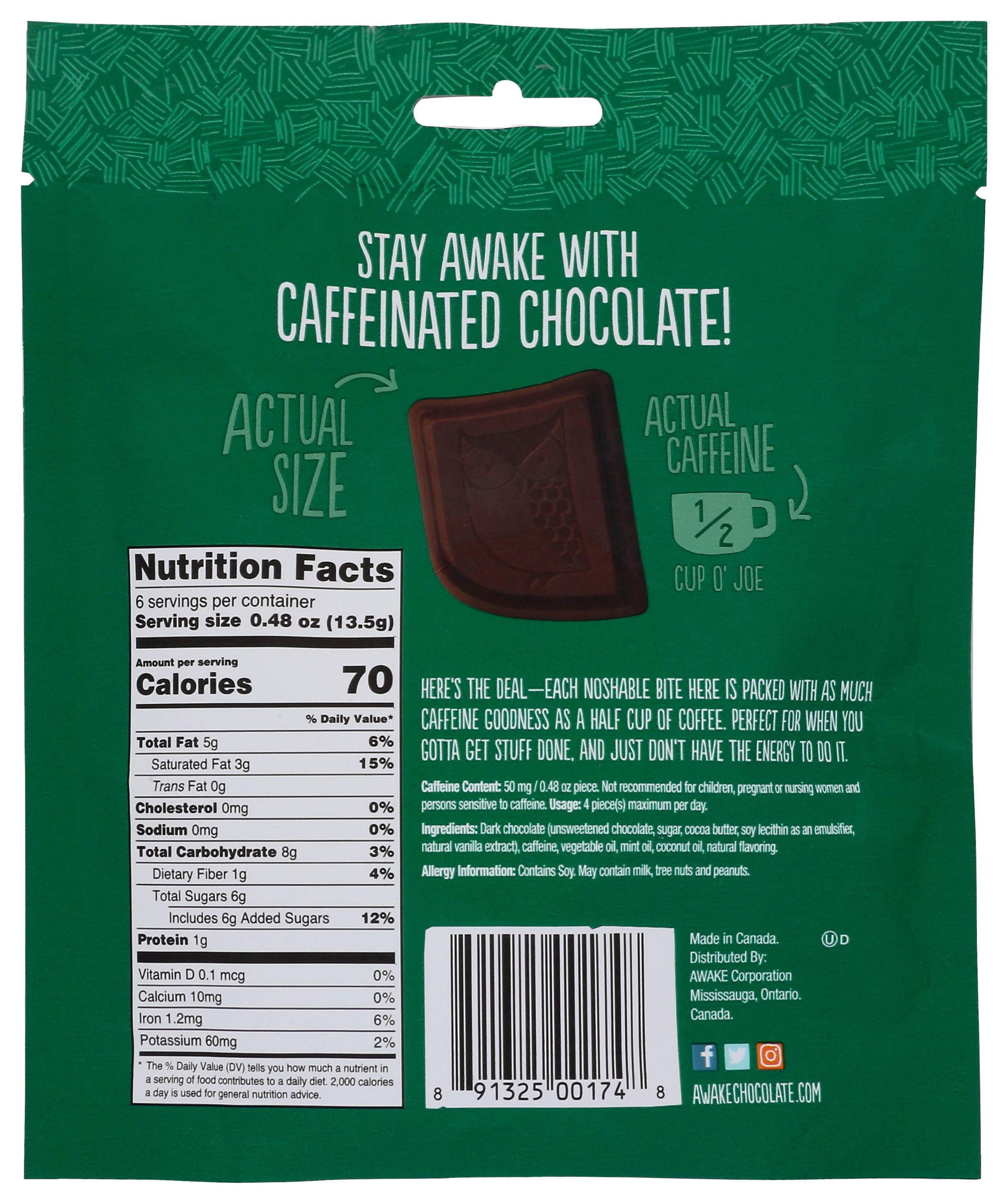 AWAKE CHOCOLATE BG DRK MINT - Case of 10