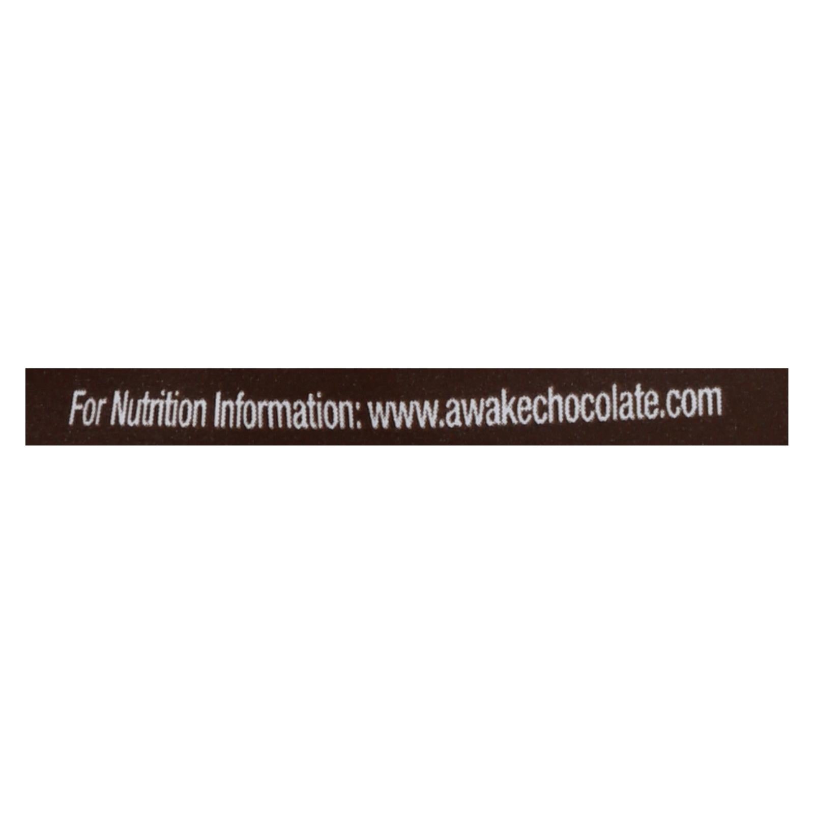 Awake Chocolate - Bites Milk Chocolate - Case of 50-.53 OZ