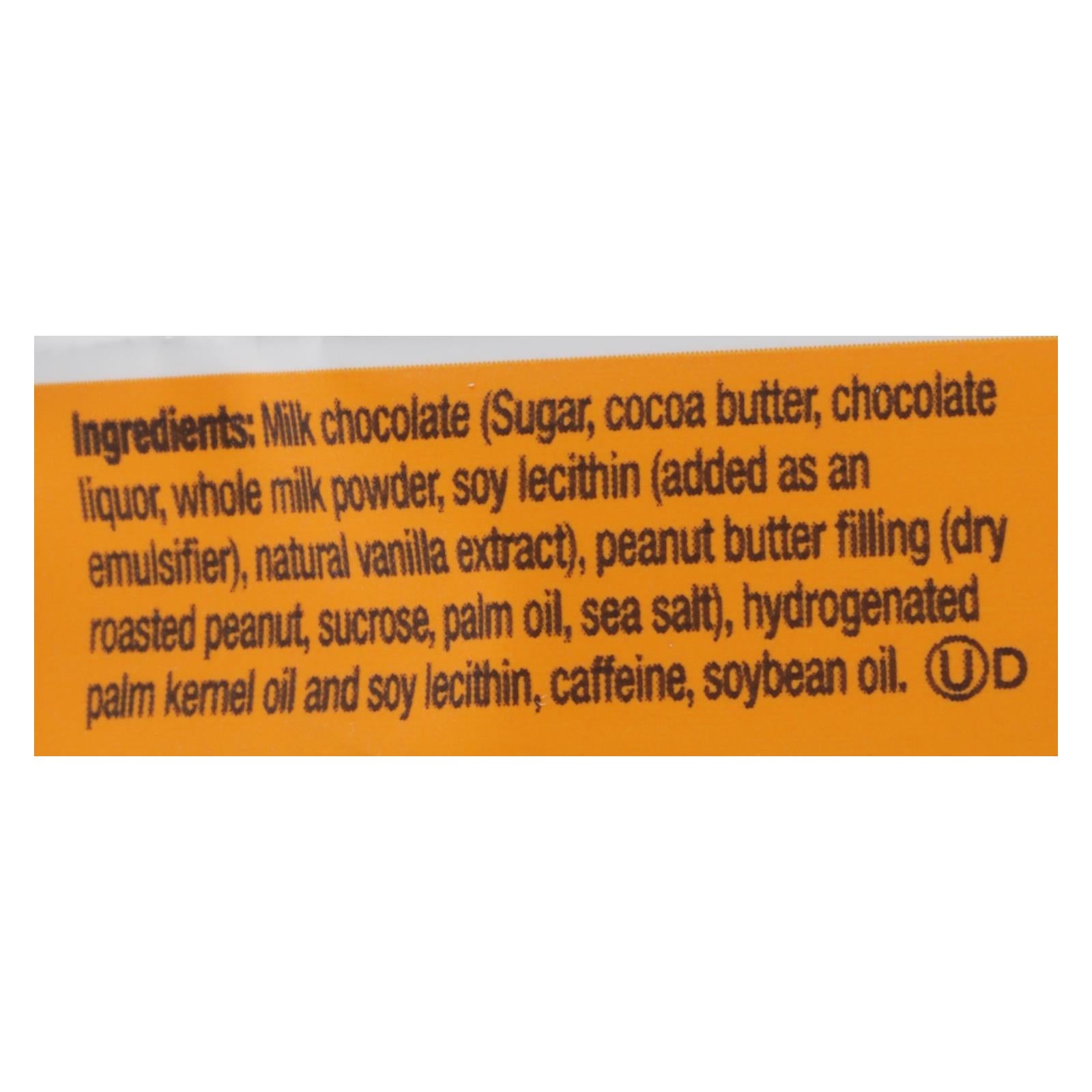 Awake Chocolate - Bites Peanut Butter Chocolate - Case of 50-.58 OZ