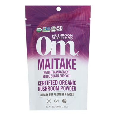 Om Organic Mushroom Nutrition Maitake Dietary Supplement Powder  - 1 Each - 3.5 Oz