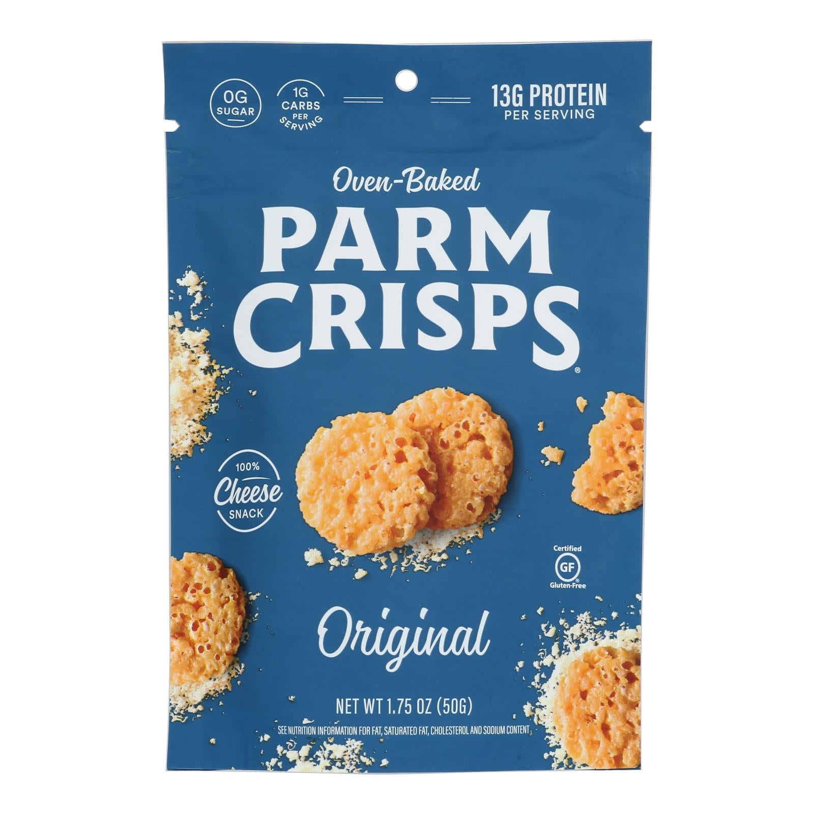 Kitchen Table Bakers Parm Crisps - Original Parmesan - Case Of 12 - 1.75 Oz.