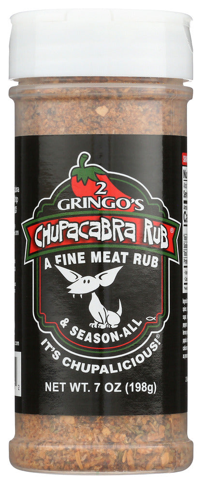 2 Gringos Chupacabra Seasoning Original Rub - 7  OZ (Pack of 6)