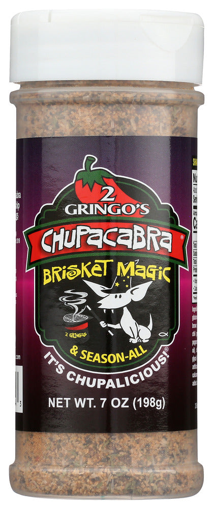 2 Gringos Chupacabra Seasoning Brisket Magic - Pack of 6 - 7  OZ