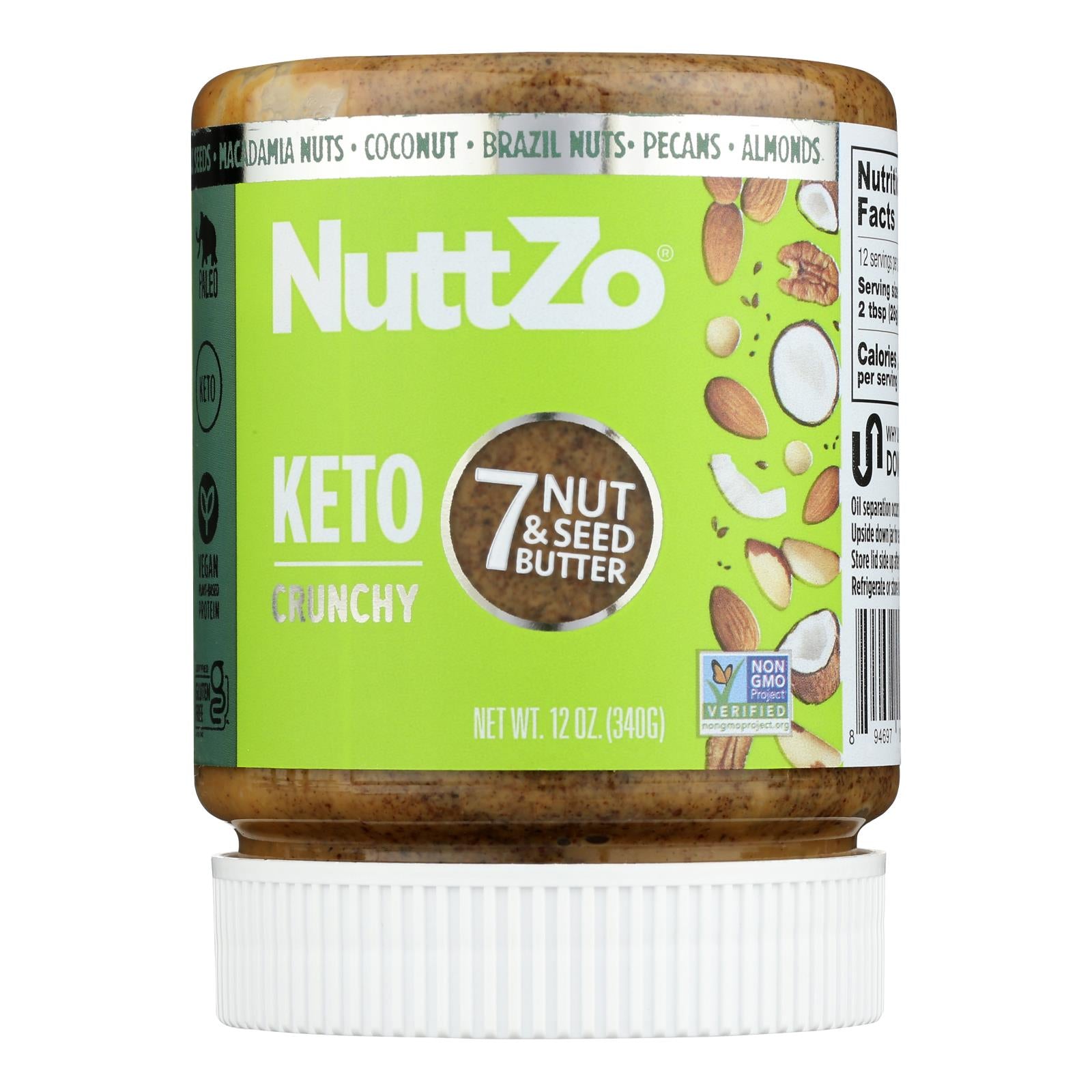 Nuttzo - Nut & Seed Butter Keto - Case of 6 - 12 OZ