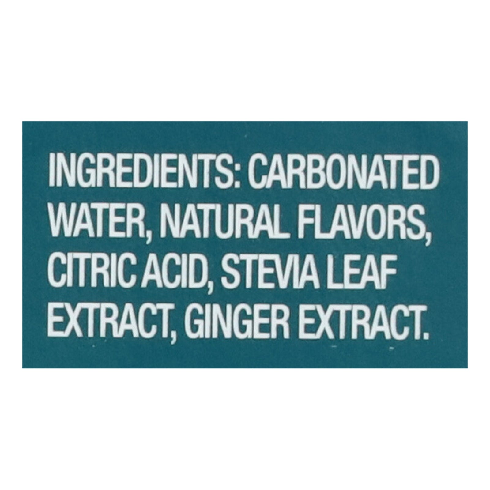 Zevia - Soda Ginger Ale Zero Calorie Can - Case of 4-6/12 Fluid Ounces