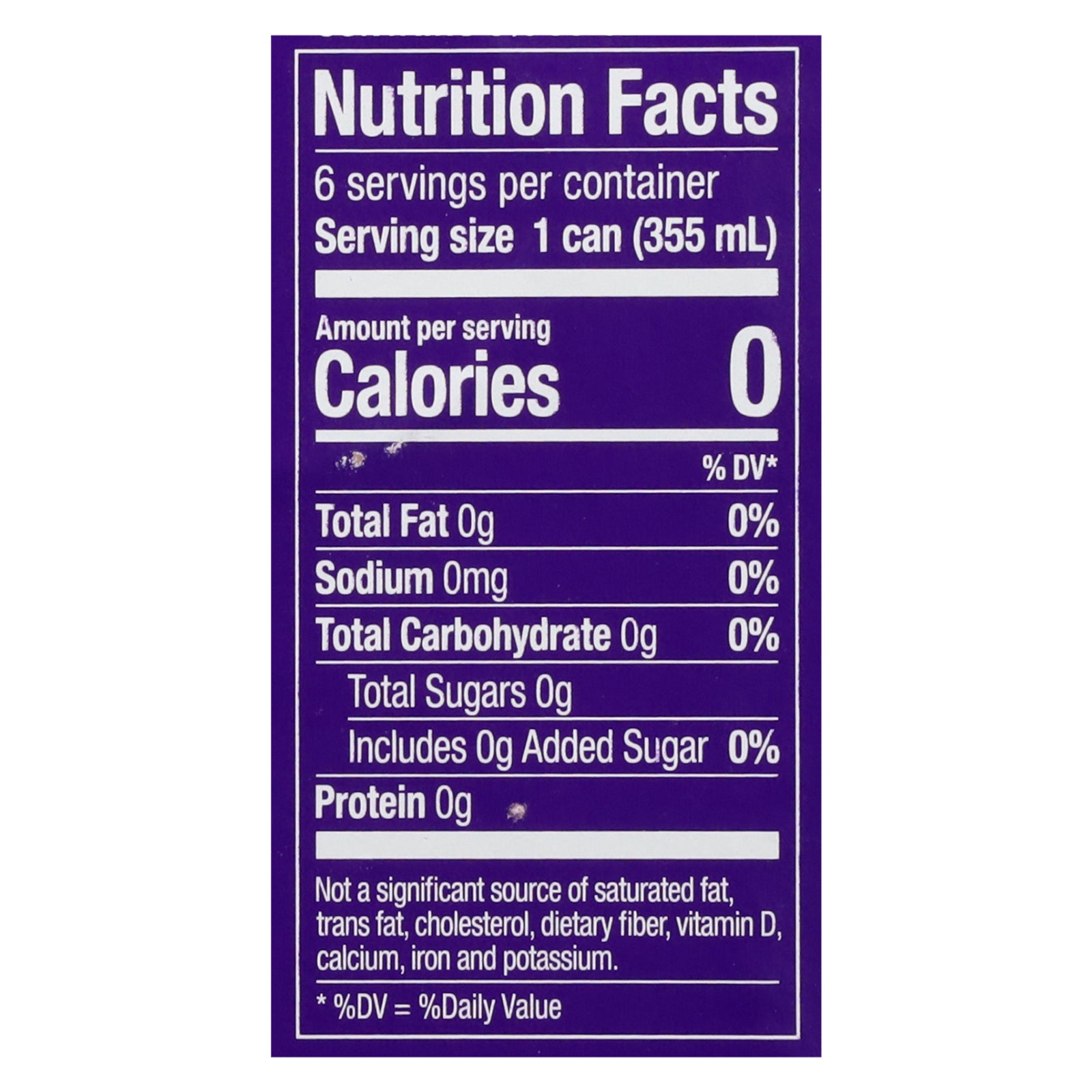 Zevia - Soda Grape Zero Calorie Can - Case of 4-6/12 Fluid Ounces