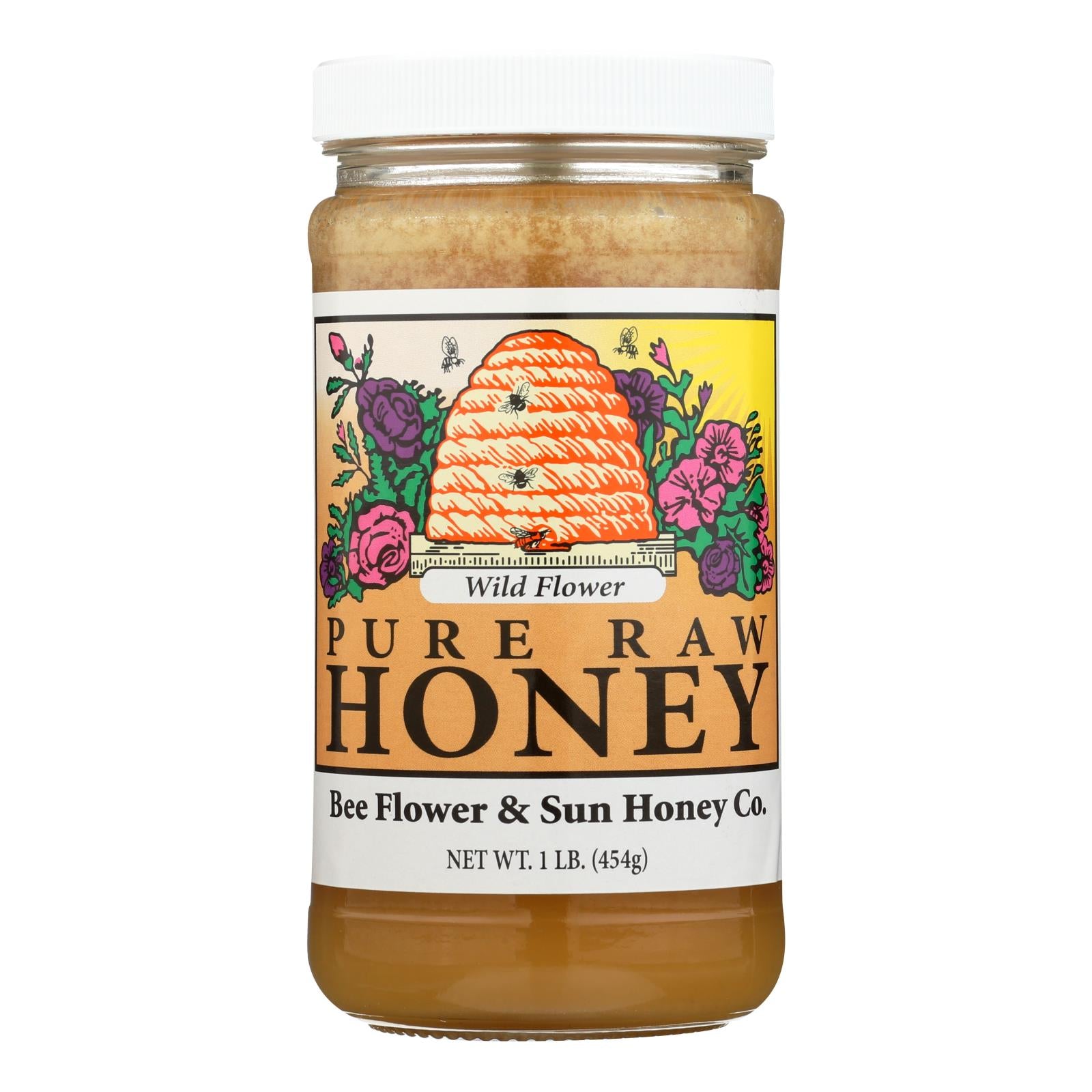 Bee Flower and Sun Honey - Wild Flower - Case of 12 lbs