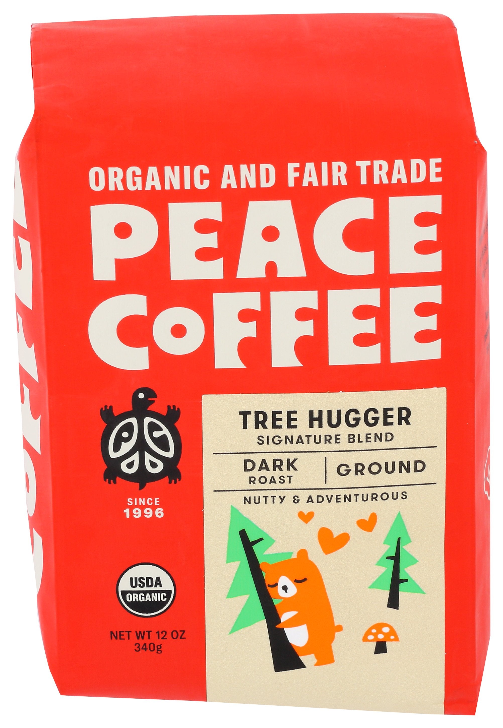 PEACE COFFEE COFFEE GRND TREEHUGGER - Case of 6