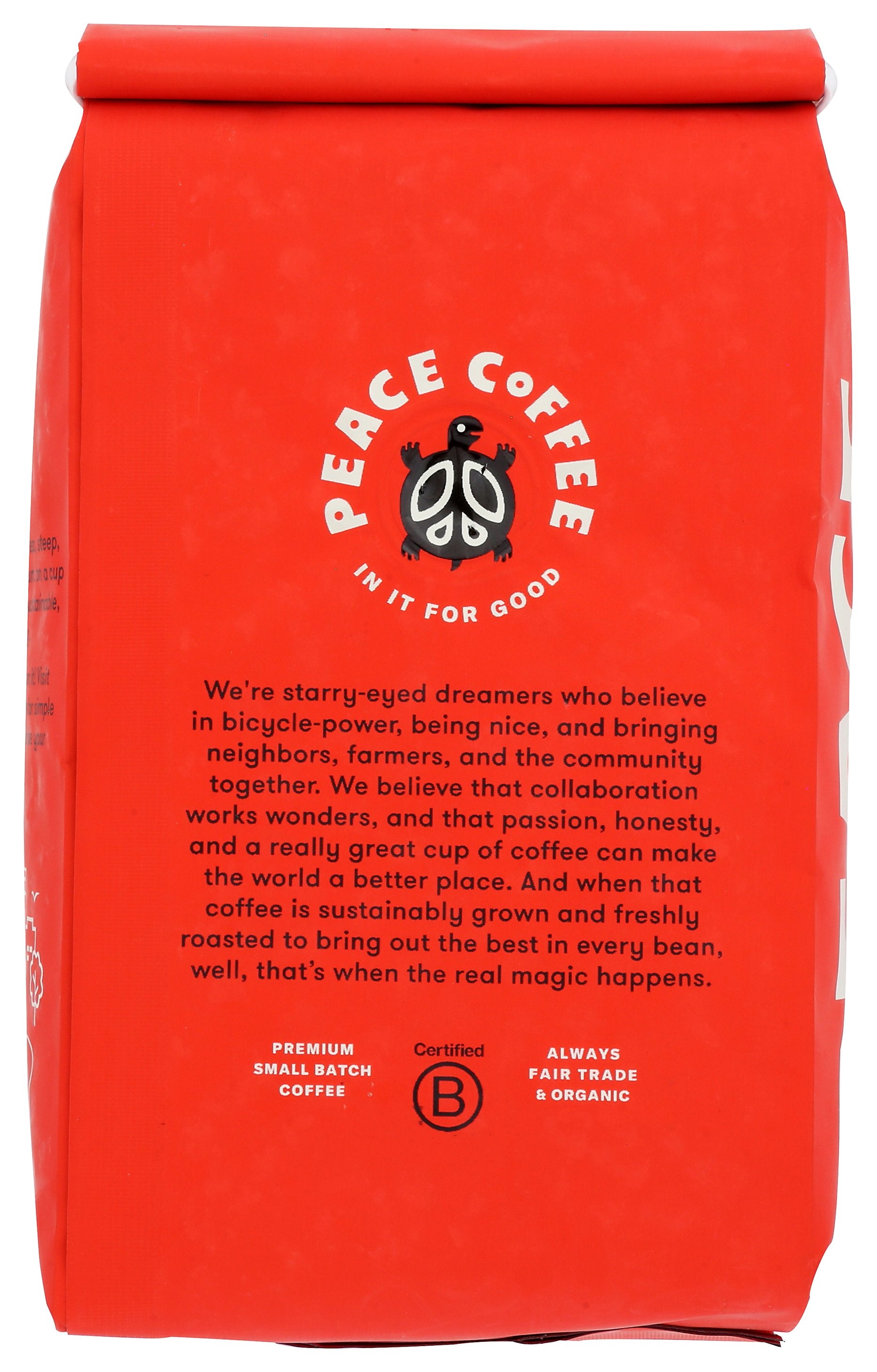 PEACE COFFEE COFFEE WB BLK SQRRL ESPR - Case of 6