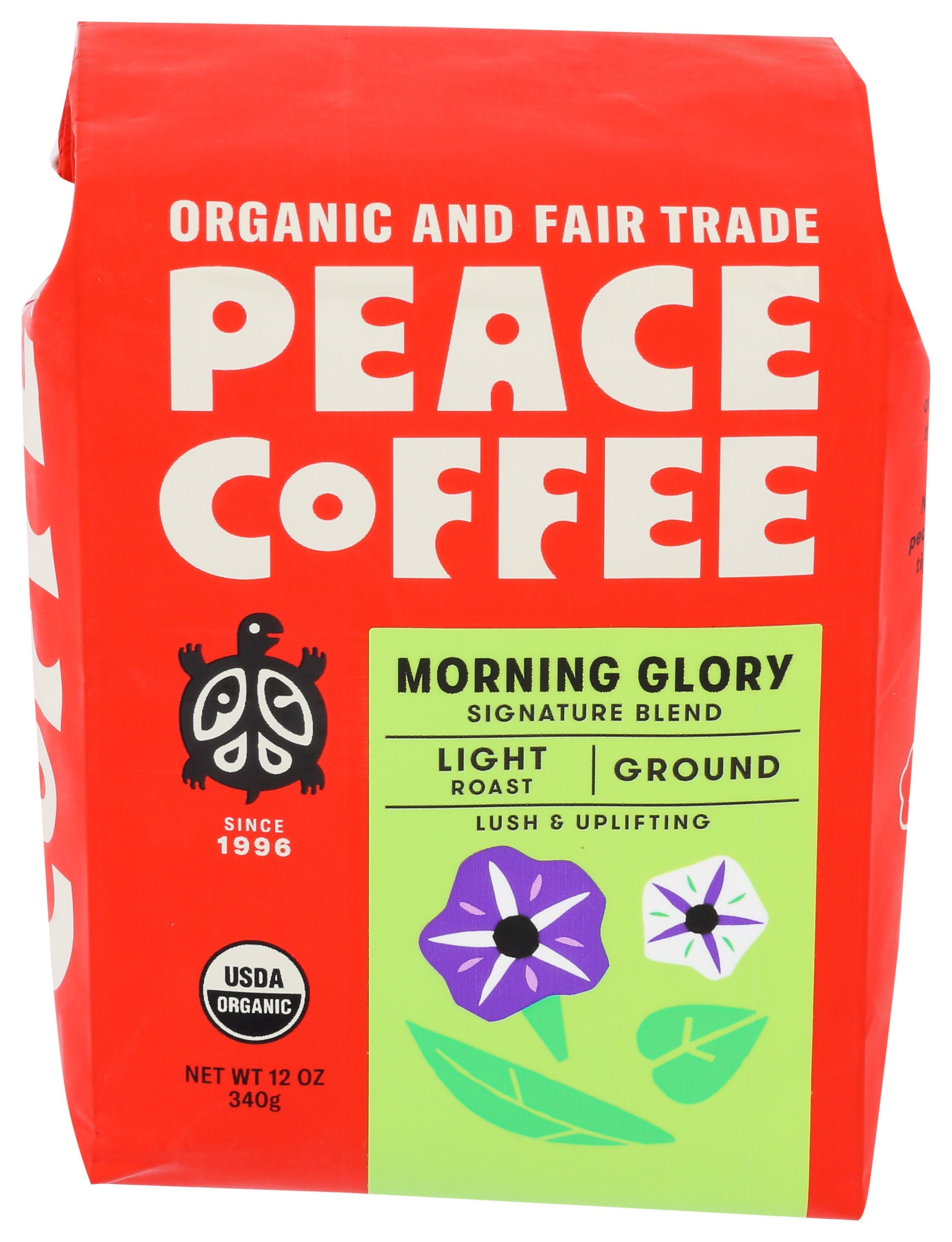 PEACE COFFEE COFFEE GRND MORNING GLORY - Case of 6
