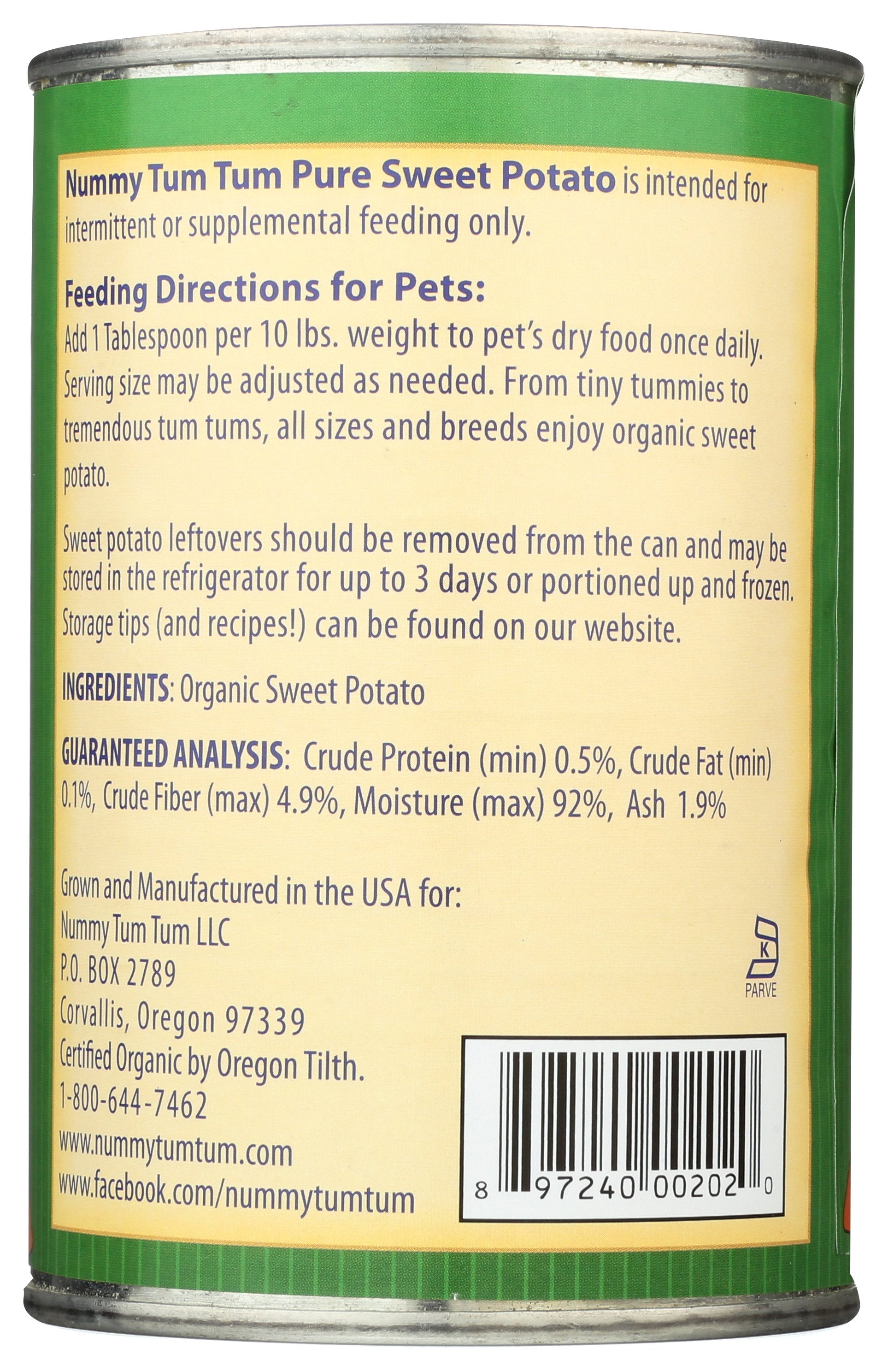 NUMMY TUM TUM DOG FOOD SWT PTO ORG - Case of 12