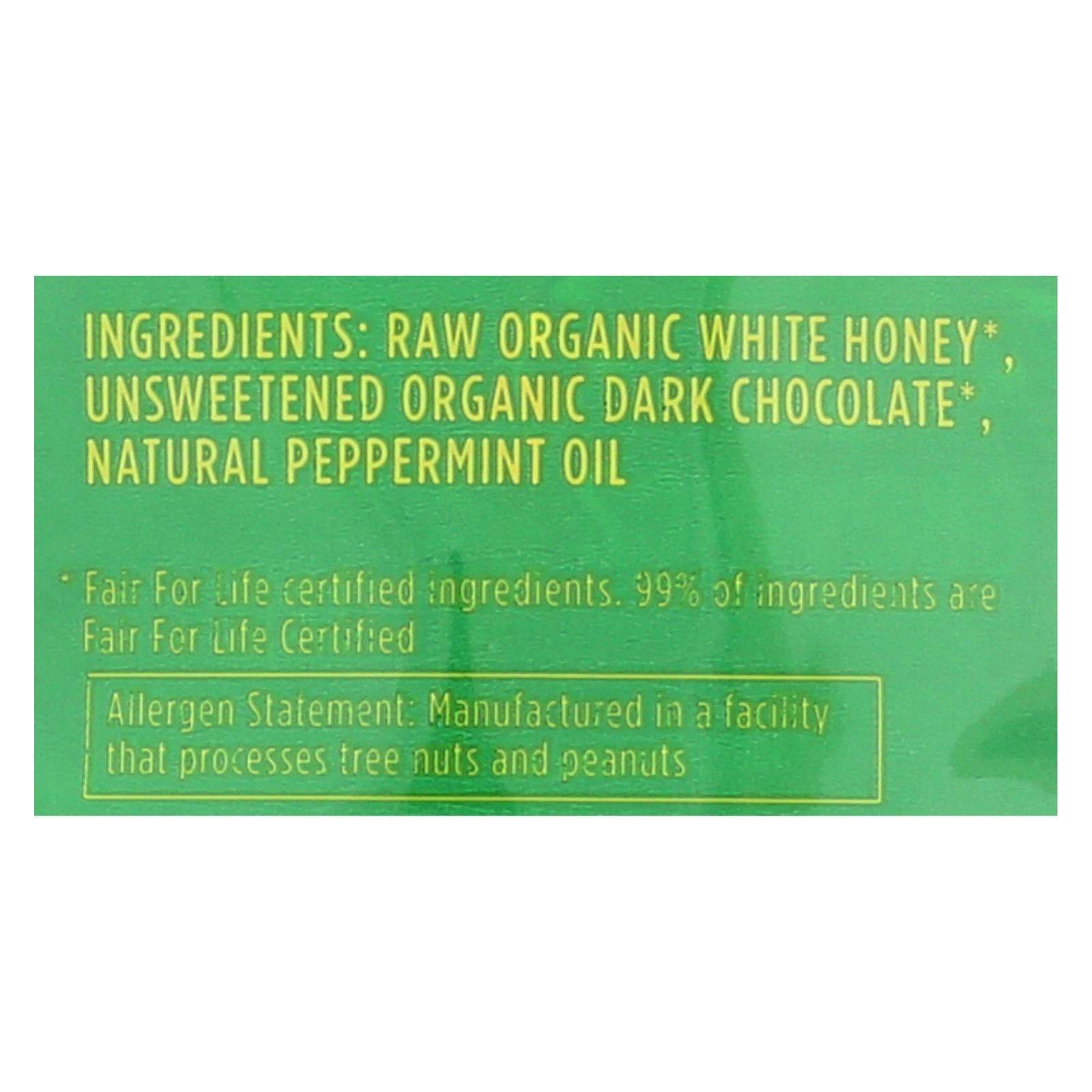 Heavenly Organics Organic Honey Patties - Mint Chocolate - Case of 6 - 4.66 oz.