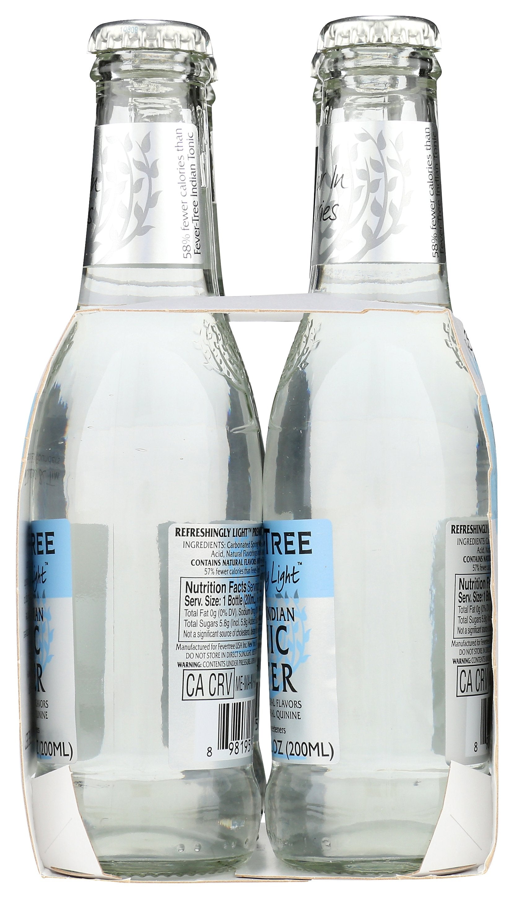 FEVER TREE SODA 4PK TONIC WTR LT - Case of 6