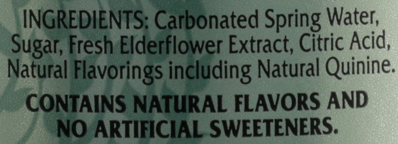 FEVER TREE WATER TONIC ELDERFLOWER - Case of 8