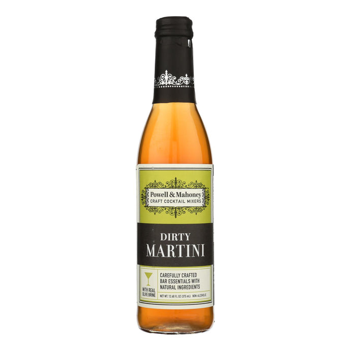 Powell & Mahoney Classic Cocktail - Dirty Martini - Case Of 6 - 12.68 Oz.