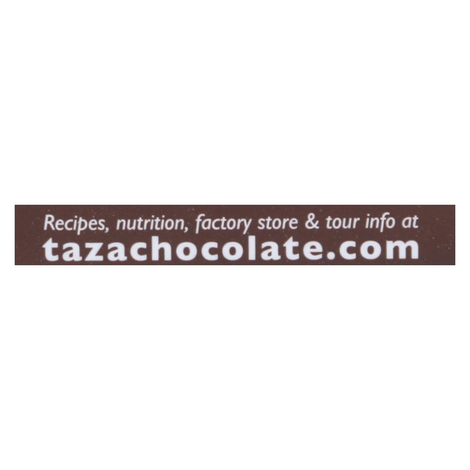 Taza Chocolate - Chocolate Disk Spk Eggnog - Case of 12 - 2.7 OZ