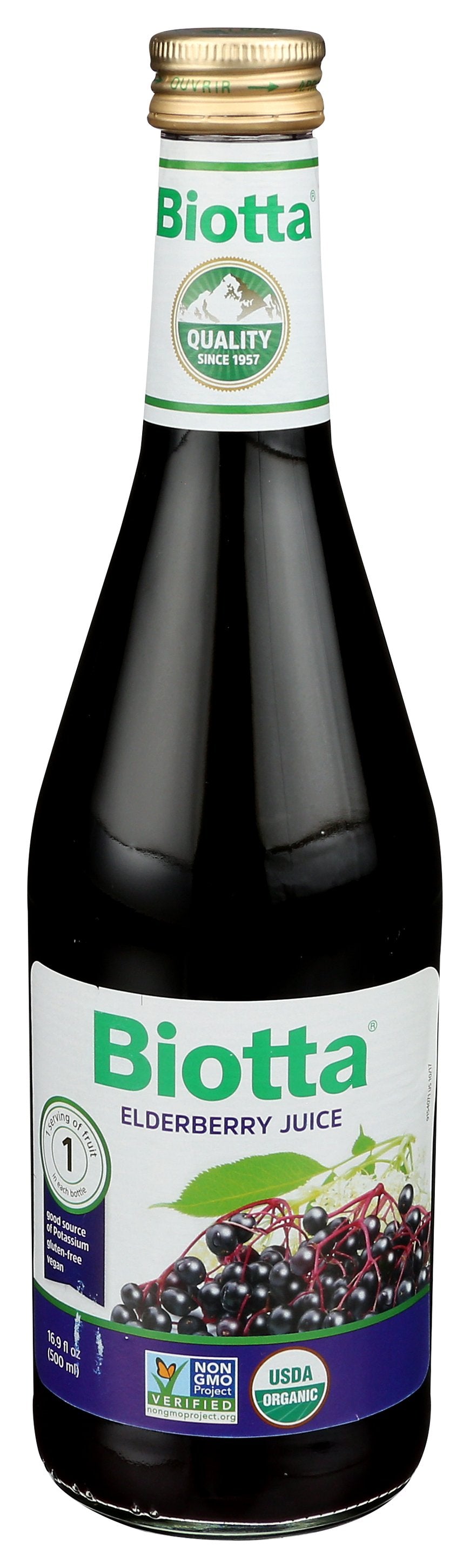 BIOTTA JUICE ELDERBERRY - Case of 6