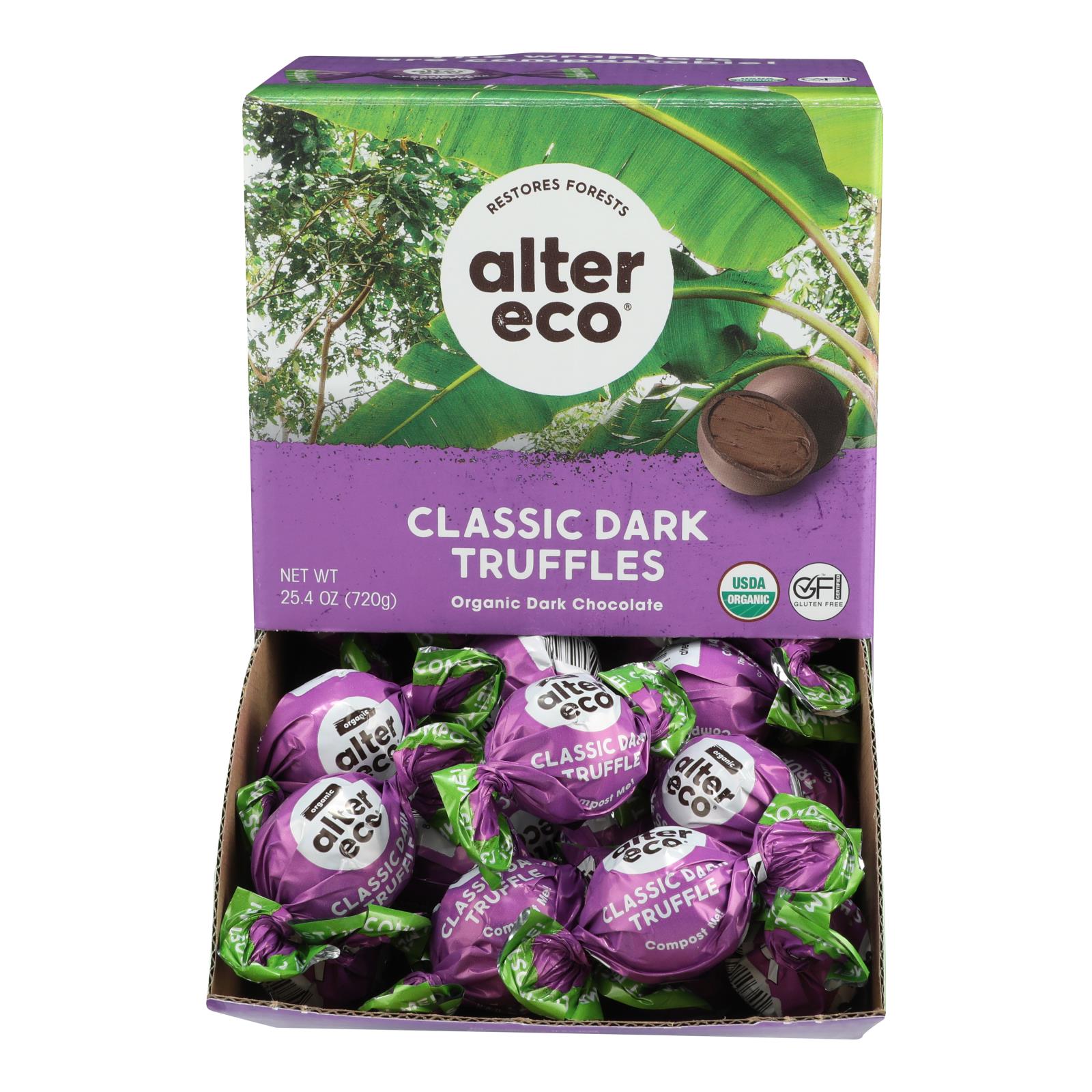 Alter Eco Americas Organic Truffles - Salted Caramel - .42 oz - Case of 60