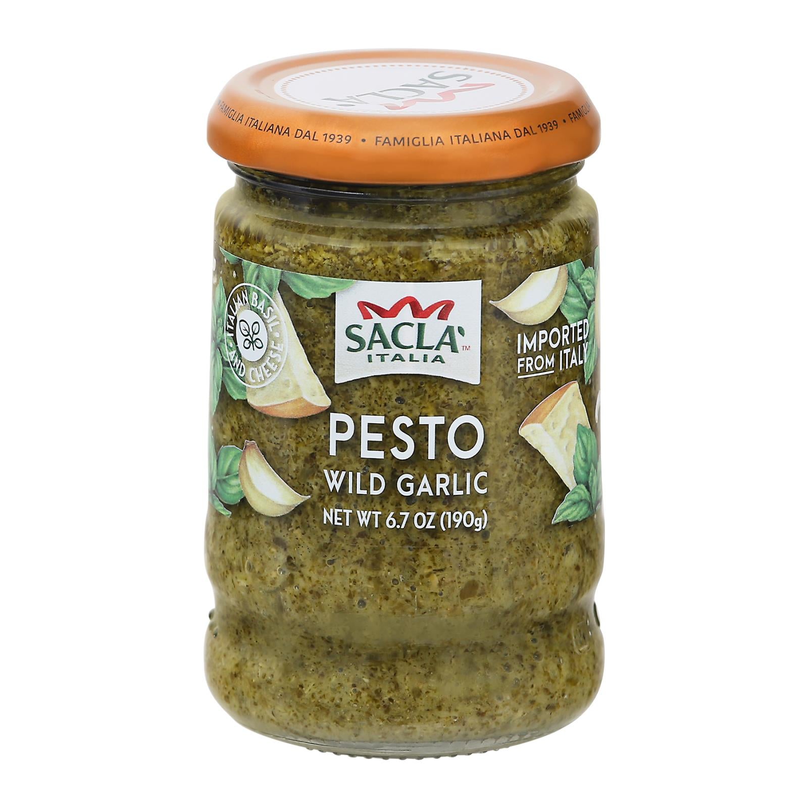 Sacla - Pesto Wild Garlic - Case of 6 - 6.7 OZ