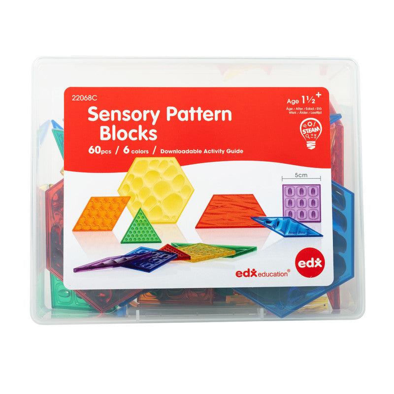 Translucent Shapes Pattern Blocks Translucent Sensory Pattern Blocks