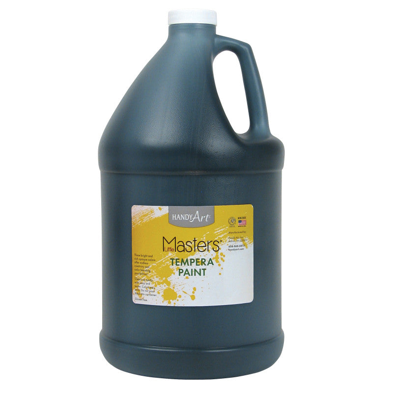 HANDY ART - Little Masters® Tempera Paint, Black, Gallon