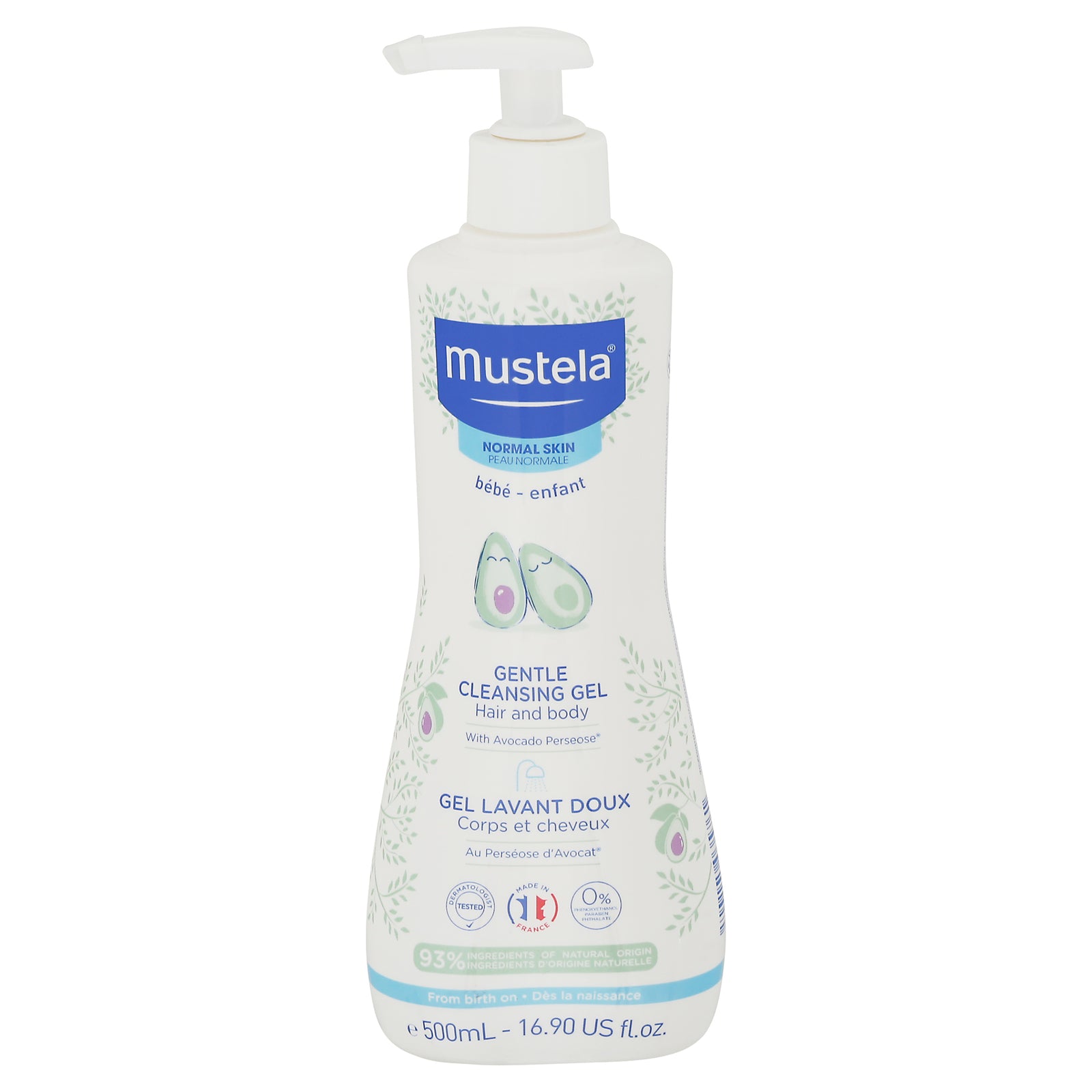 Mustela - Cleansing Gel Gentle - 1 Each -16.9 FZ