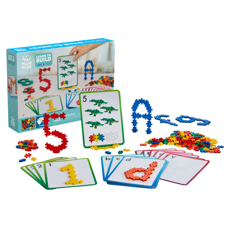PLUS-PLUS - Learn to Build ABCs & 123s