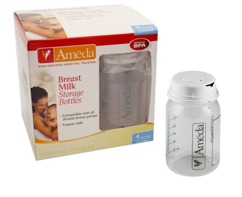 Ameda Inc - Breast Milk Storage Bottle Ameda 4 oz. Polypropylene [1/EA]