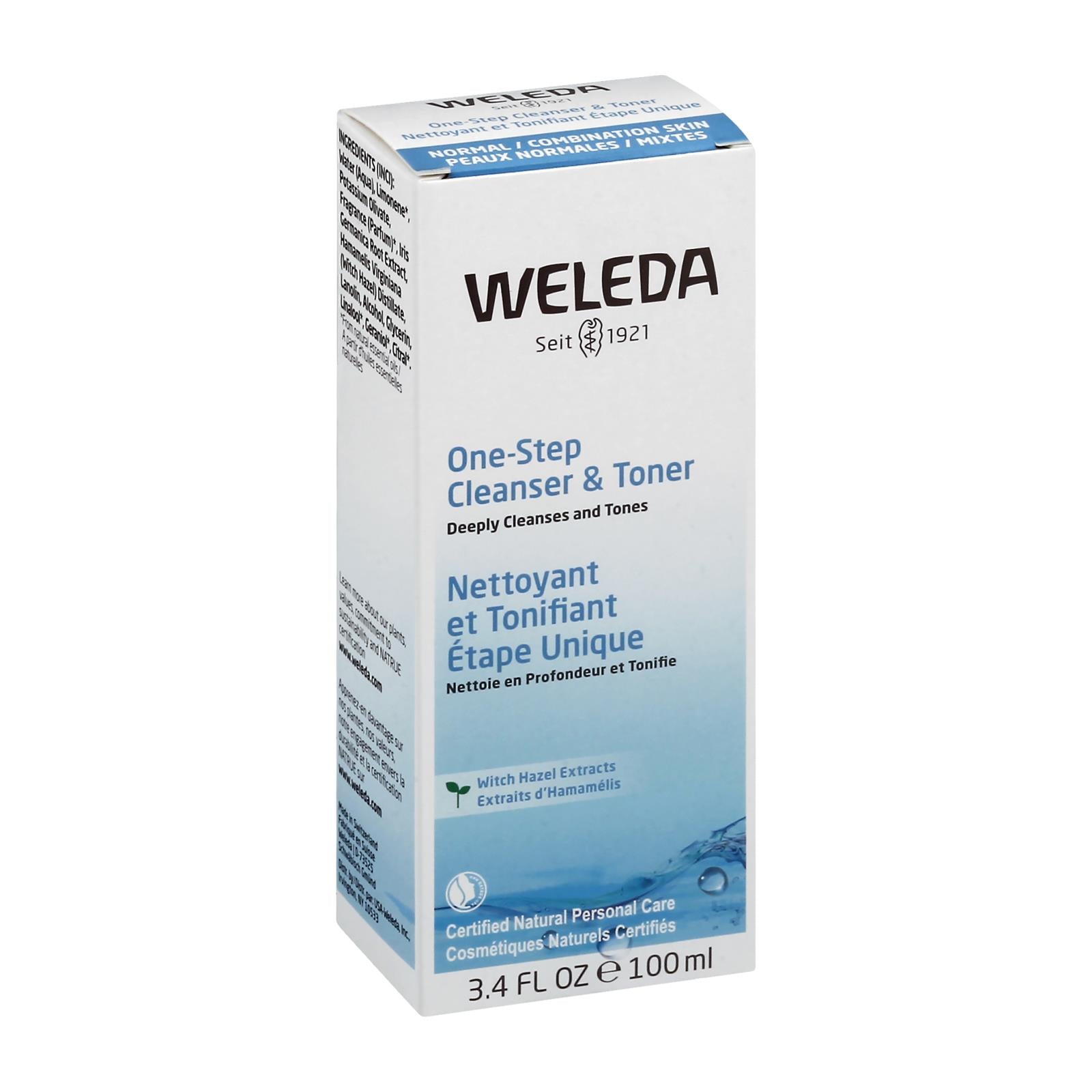 Weleda One-step Cleanser And Toner - 3.4 Fl Oz