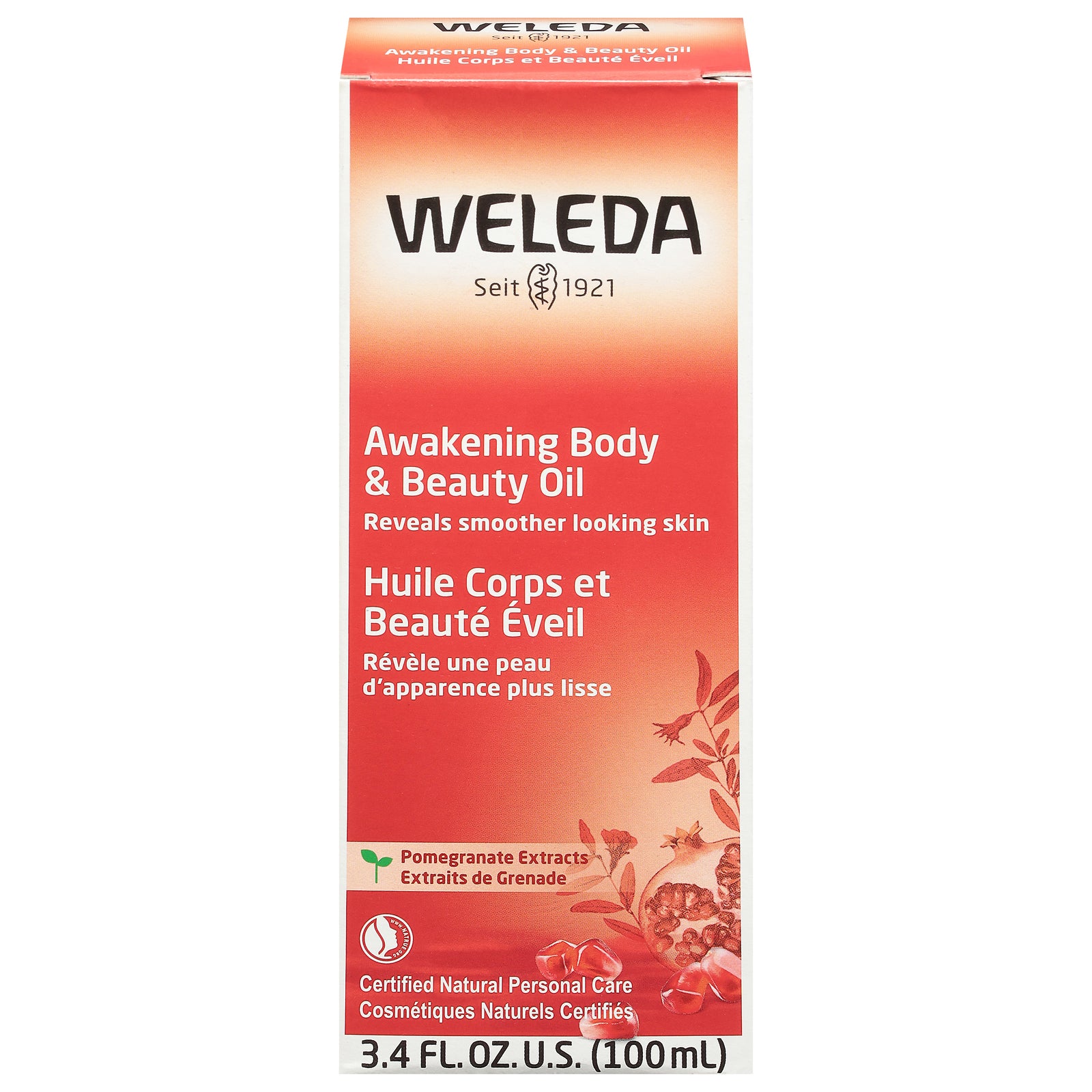 Weleda Regenerating Body Oil Pomegranate - 3.4 Fl Oz