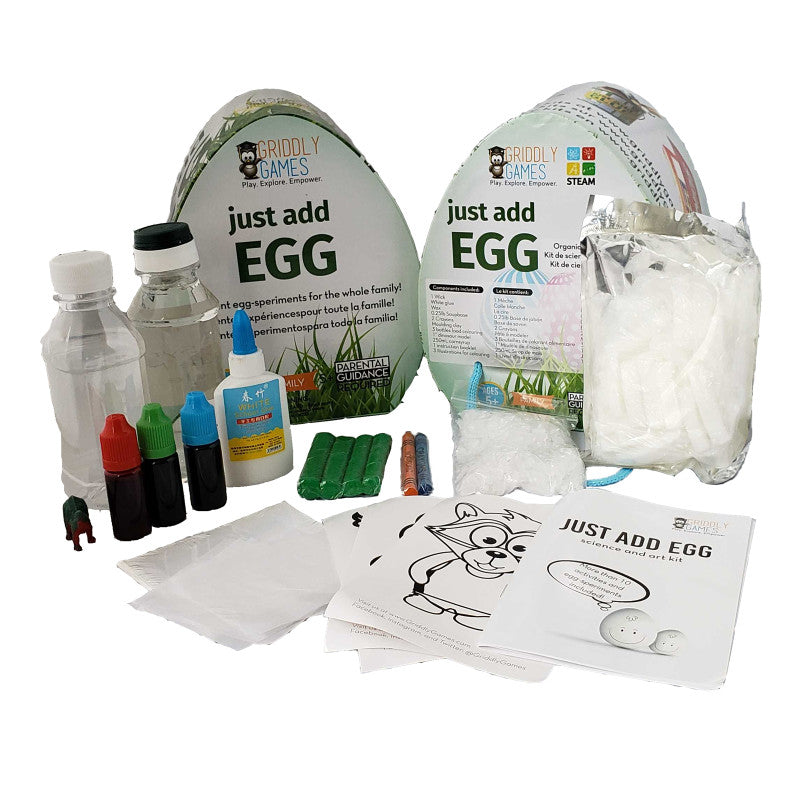 GRIDDLY GAMES - Just Add Egg™ Science + Art Kit