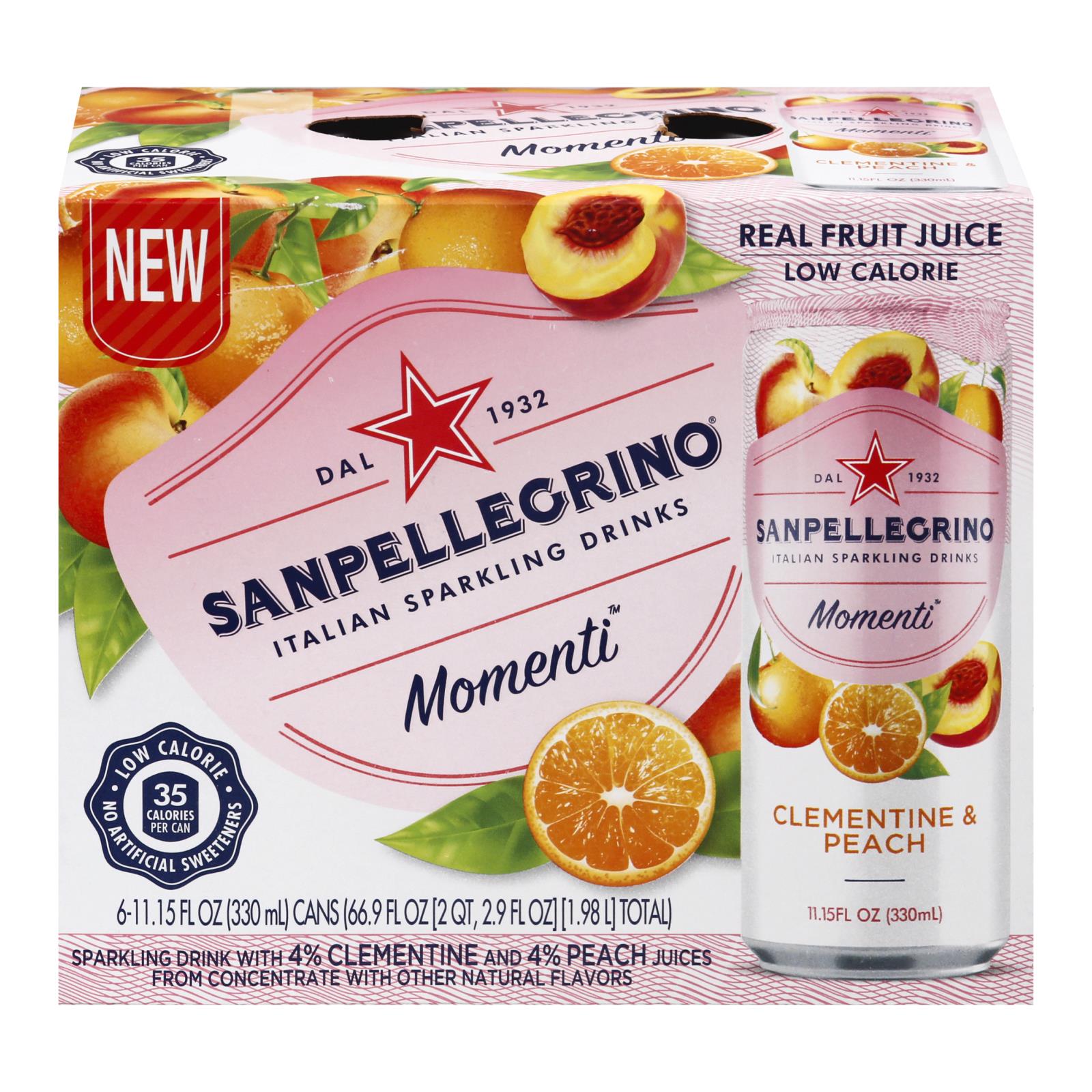 San Pellegrino - Sparkling Bev Clemtine Peach - Case of 4 - 6/11.15Z