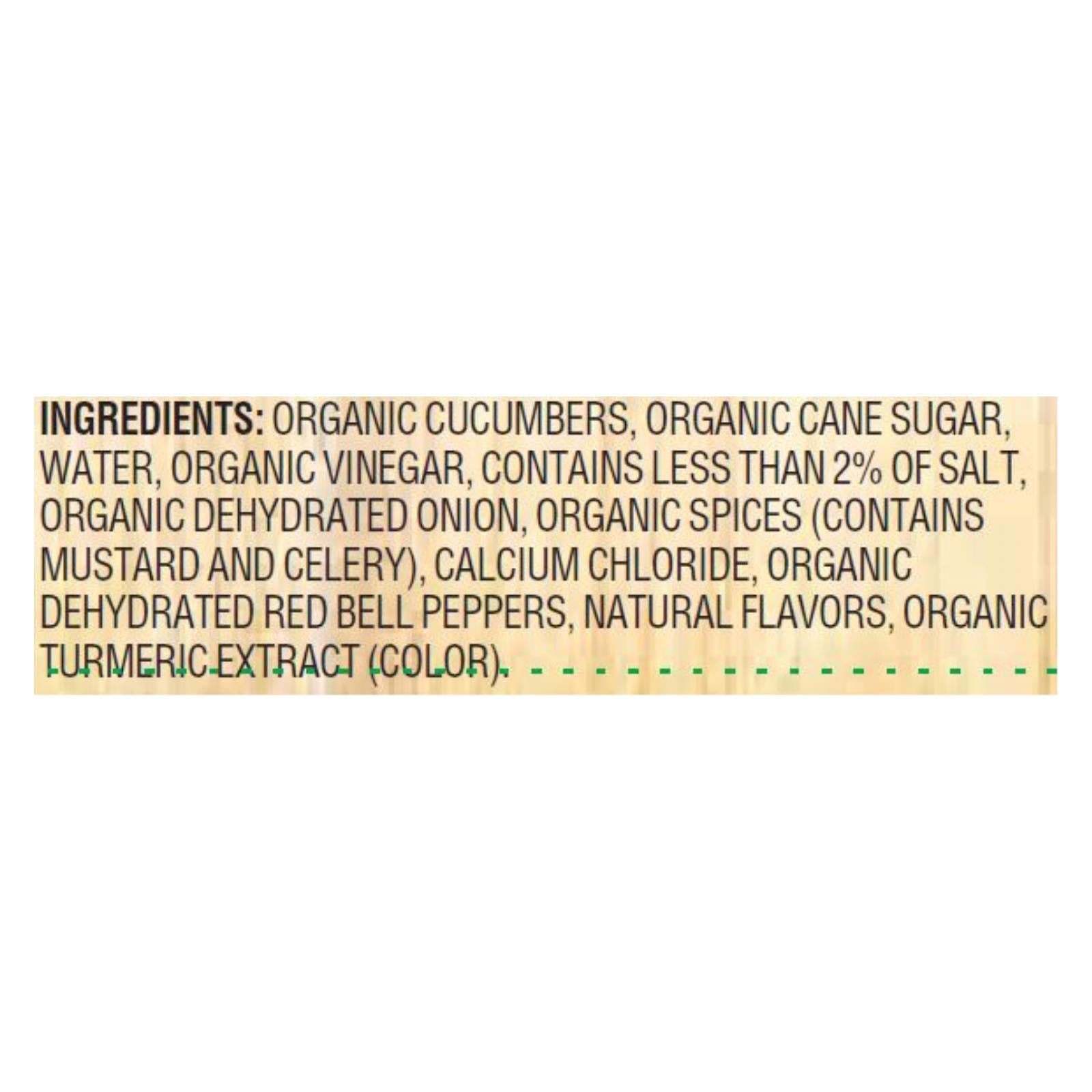 Woodstock Organic Bread & Butter Pickles, 6-Pack, 24 Oz