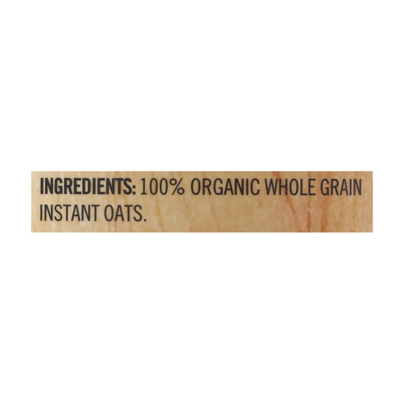 Woodstock Organic Instant Oatmeal - Case Of 12 - 16 Oz