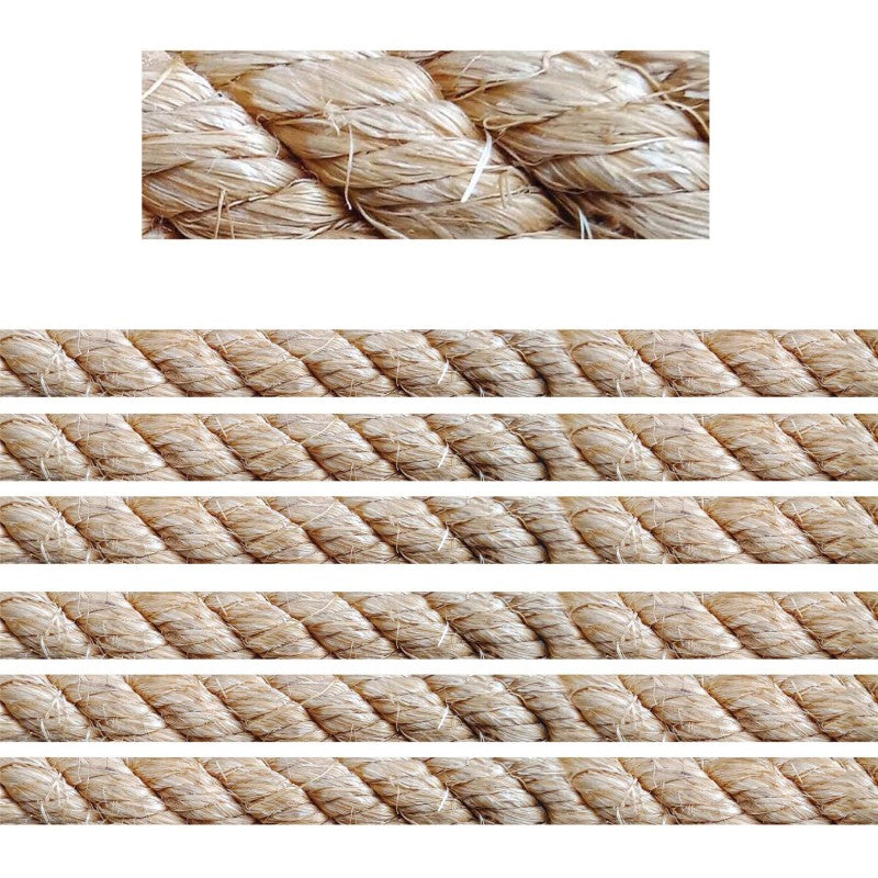 EUREKA - A Close-Knit Class Rope Deco Trim, 37 Feet Per Pack, 6 Packs