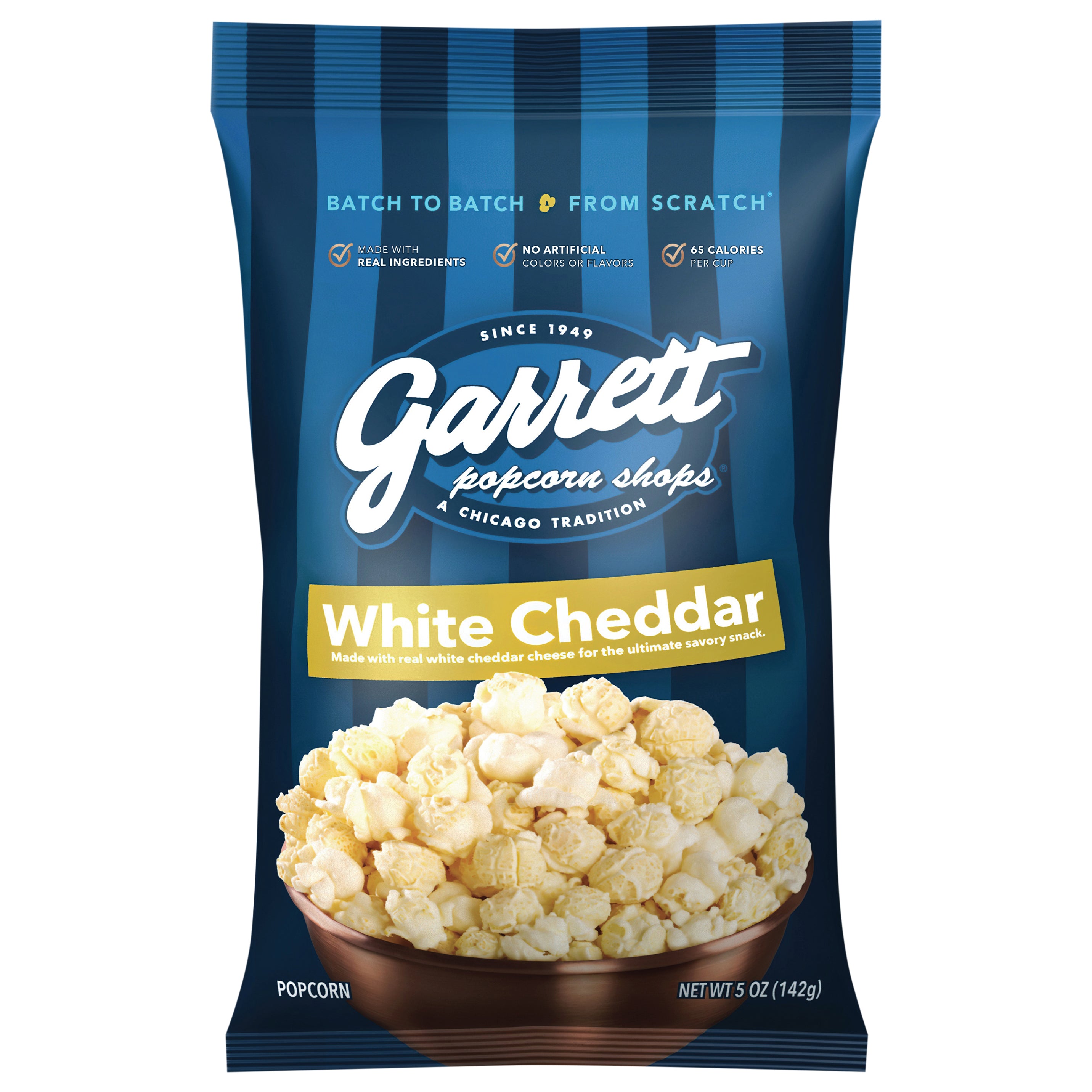 Garrett Popcorn Shops, White Cheddar 5oz - Case of 9