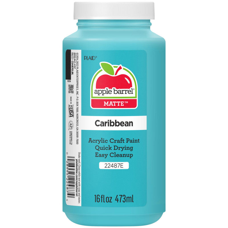 Acrylic Paint Matte, 16oz., Caribbean