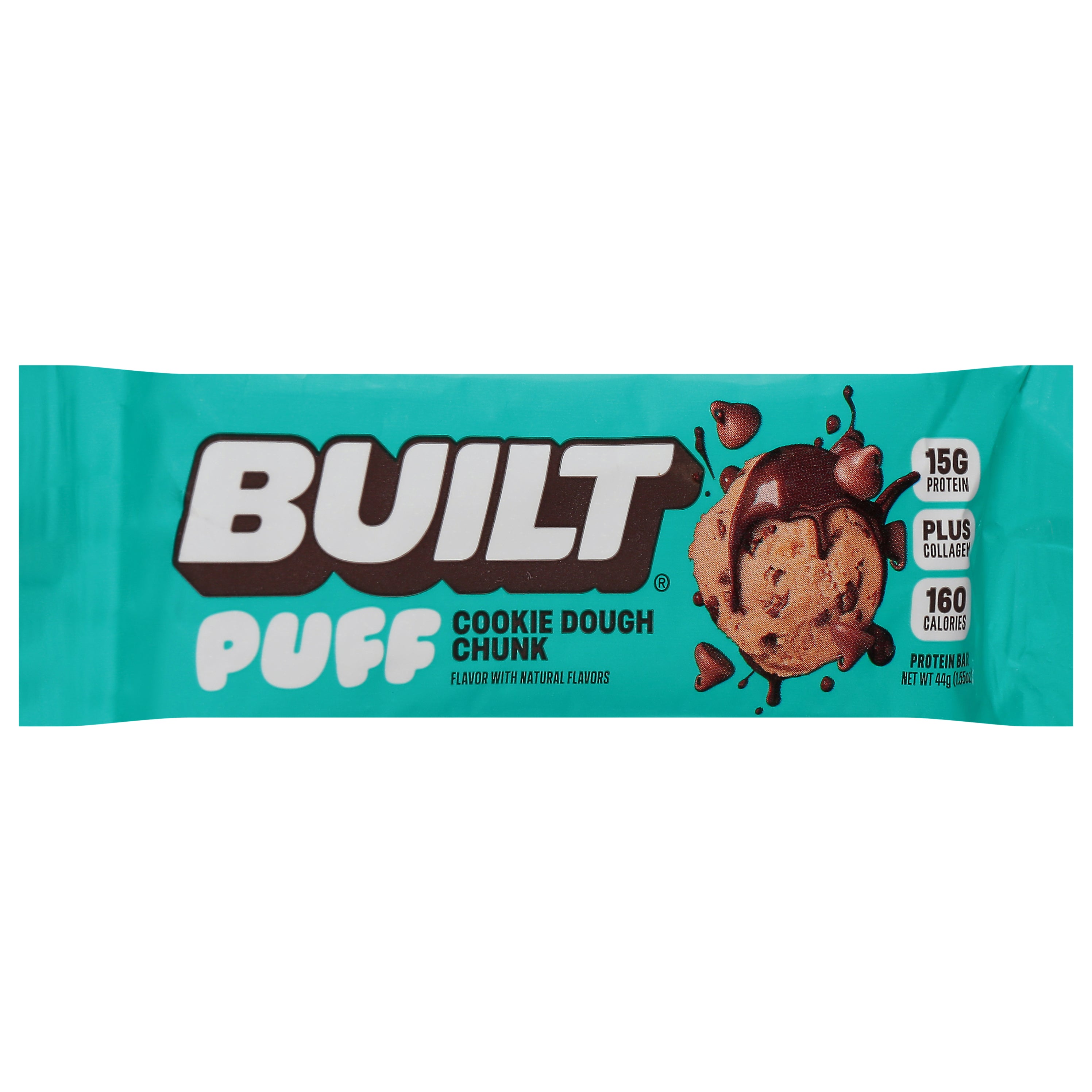 Built Puff Cookie Dough Chunk Protein Bar 12 - 1.55 oz Bars - Case of 12